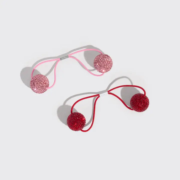Holiday Bubble Hair Ties 2pc Set