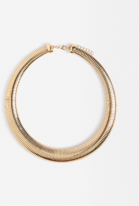 Omega Cobra MEGA- Collar necklace- Stainless Steel 