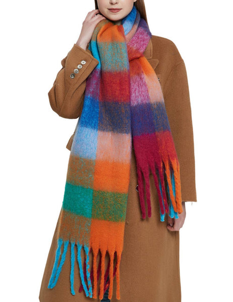 Tassel Scarf - Multi Color