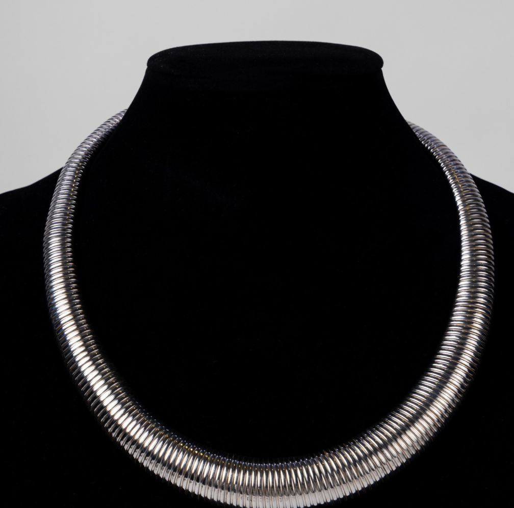 Omega Cobra MEGA- Collar necklace- Stainless Steel 