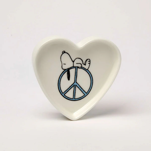 Peanuts Heart Trinket Dish - Peace