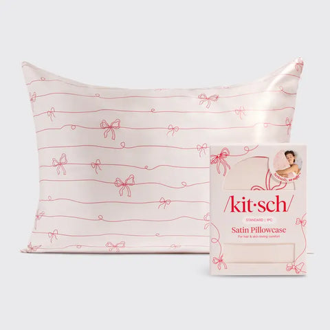 Satin Pillowcase Standard - Cherry Print