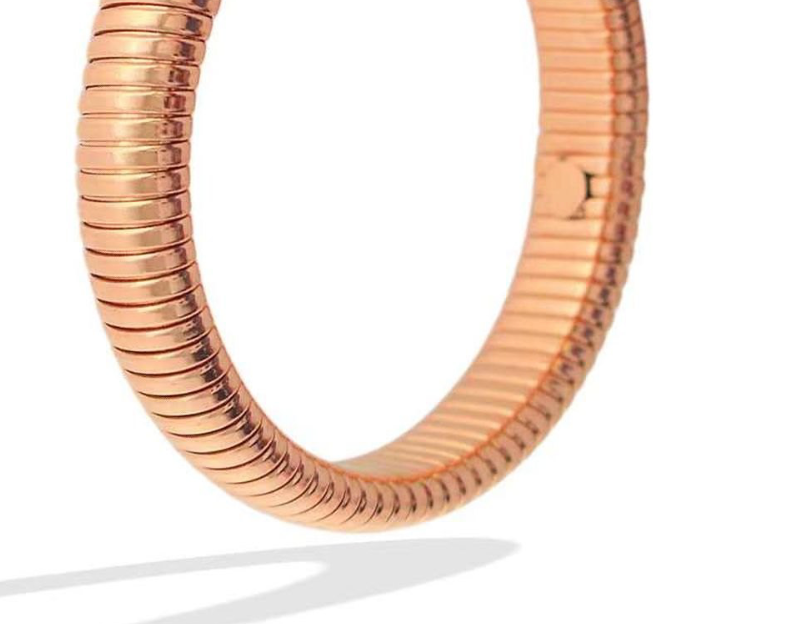  Cobra Stretch Bangle Bracelets-Stainless Steel Stretch
