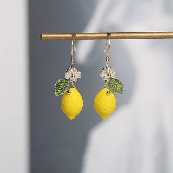 Opaque Lemon Earrings