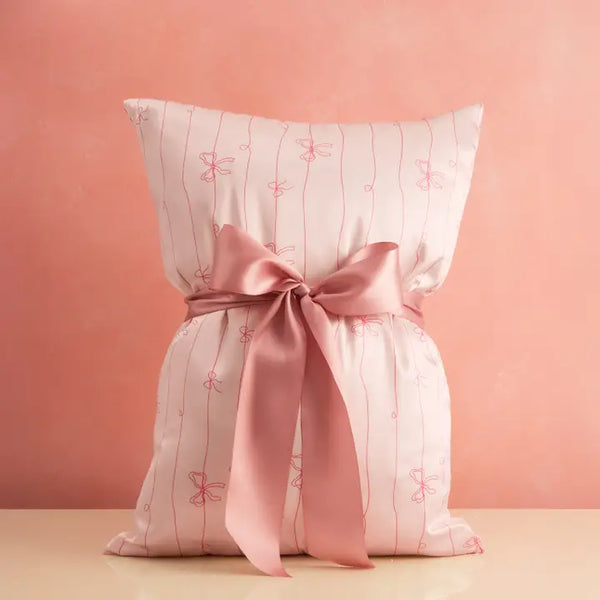 Satin Pillowcase Standard - Cherry Print