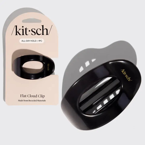 Kitsch Black Flat Cloud Clip - Small