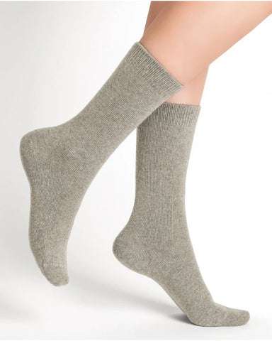 Bleuforet Wool and Cashmere Sock - Beige Size39/41