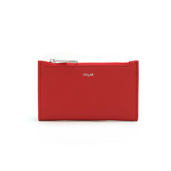 Co-Lab The 'DIXON' Mini CC Wallet - Red Cherry