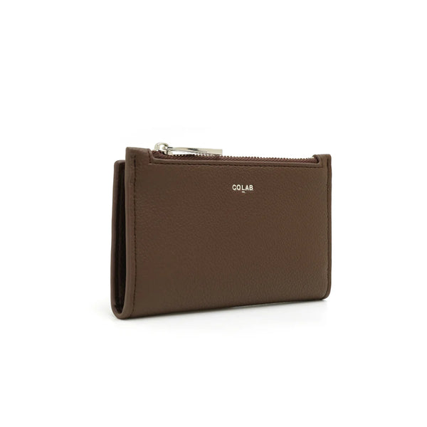 Co-Lab The 'DIXON' Mini CC Wallet - Chocolate