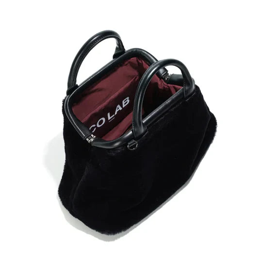 Co-Lab - The 'MAYA' Top Handle Satchel - Black
