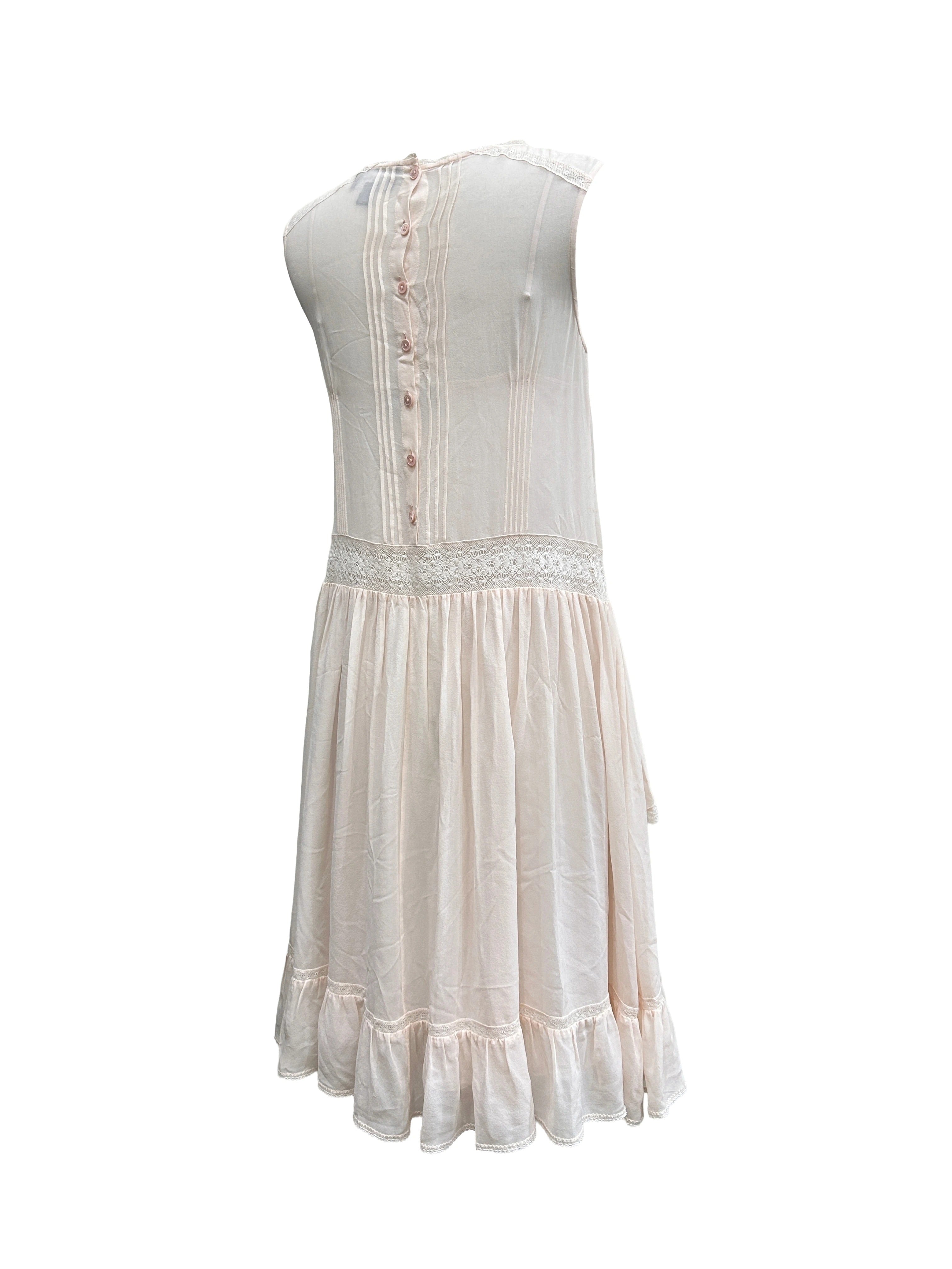 Needle & Thread Size S Drop-Waist Midi Dress