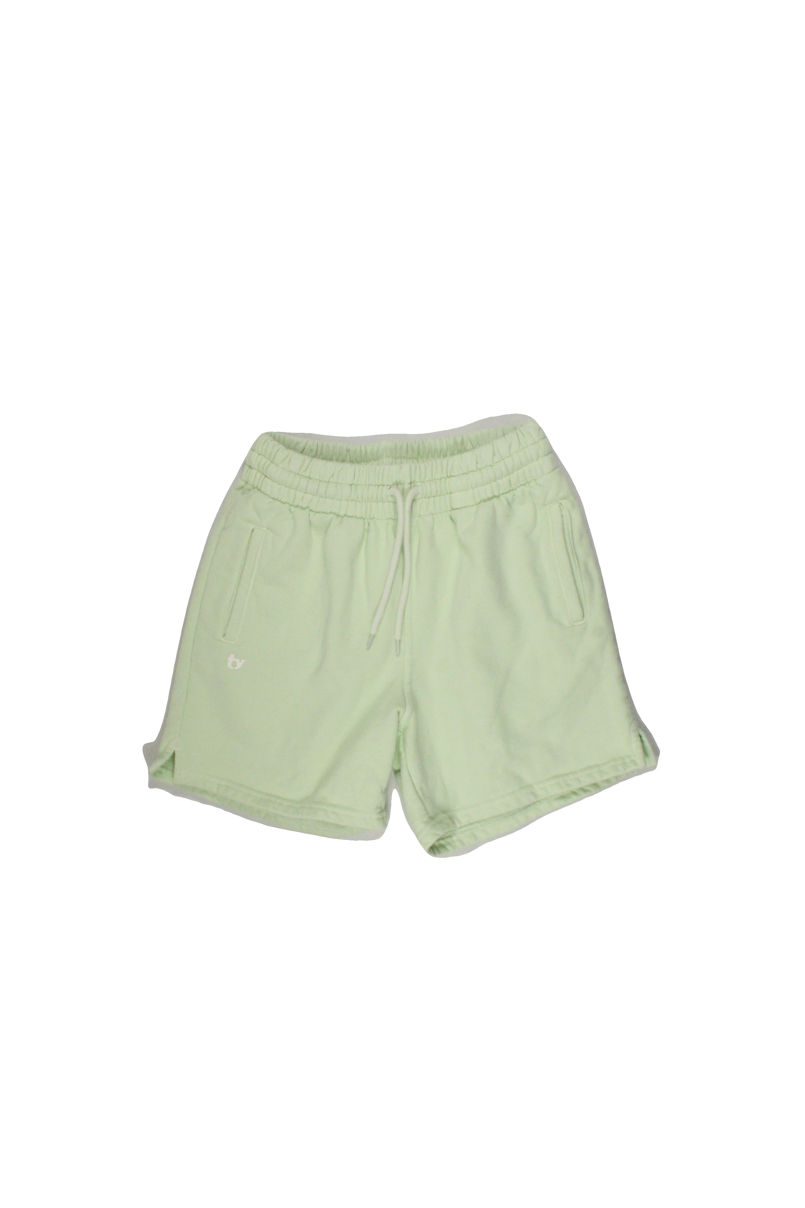 Thirty Years Women's Light Green Shorts with Cotton, 3 Pockets, Drawstring Waist, Drawstring – Size W27