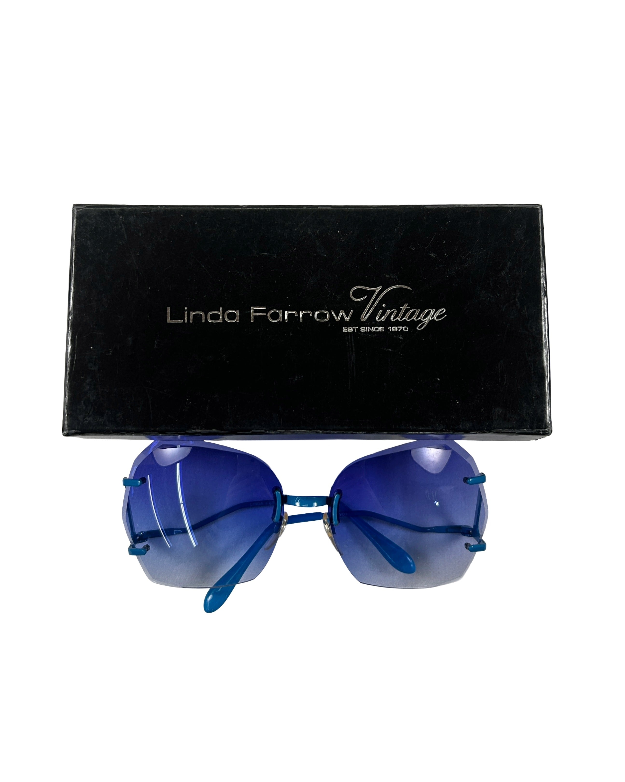 Linda Farrow Vintage Geometric Sunglasses