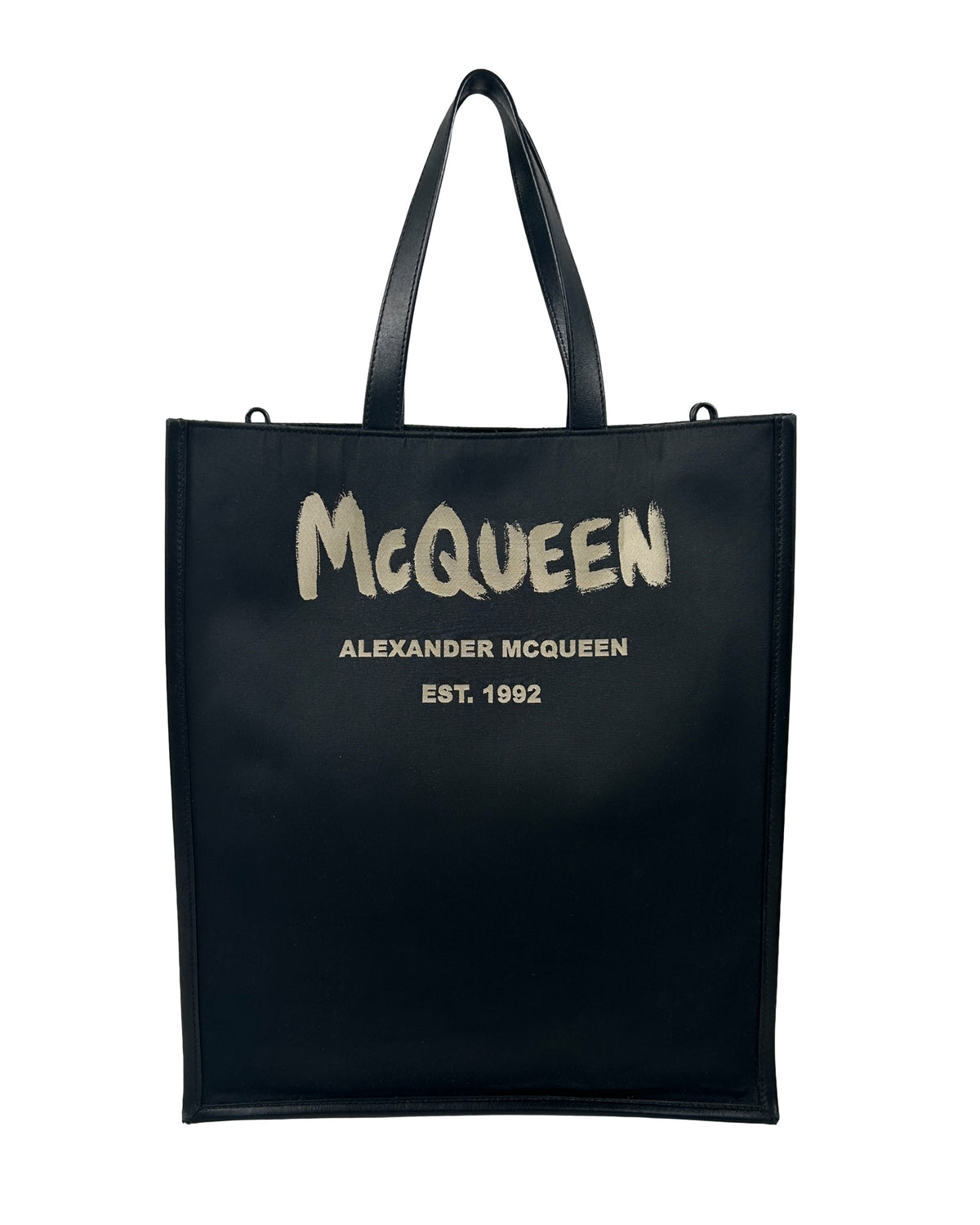 Alexander McQueen Brushed Logo Tote Bag