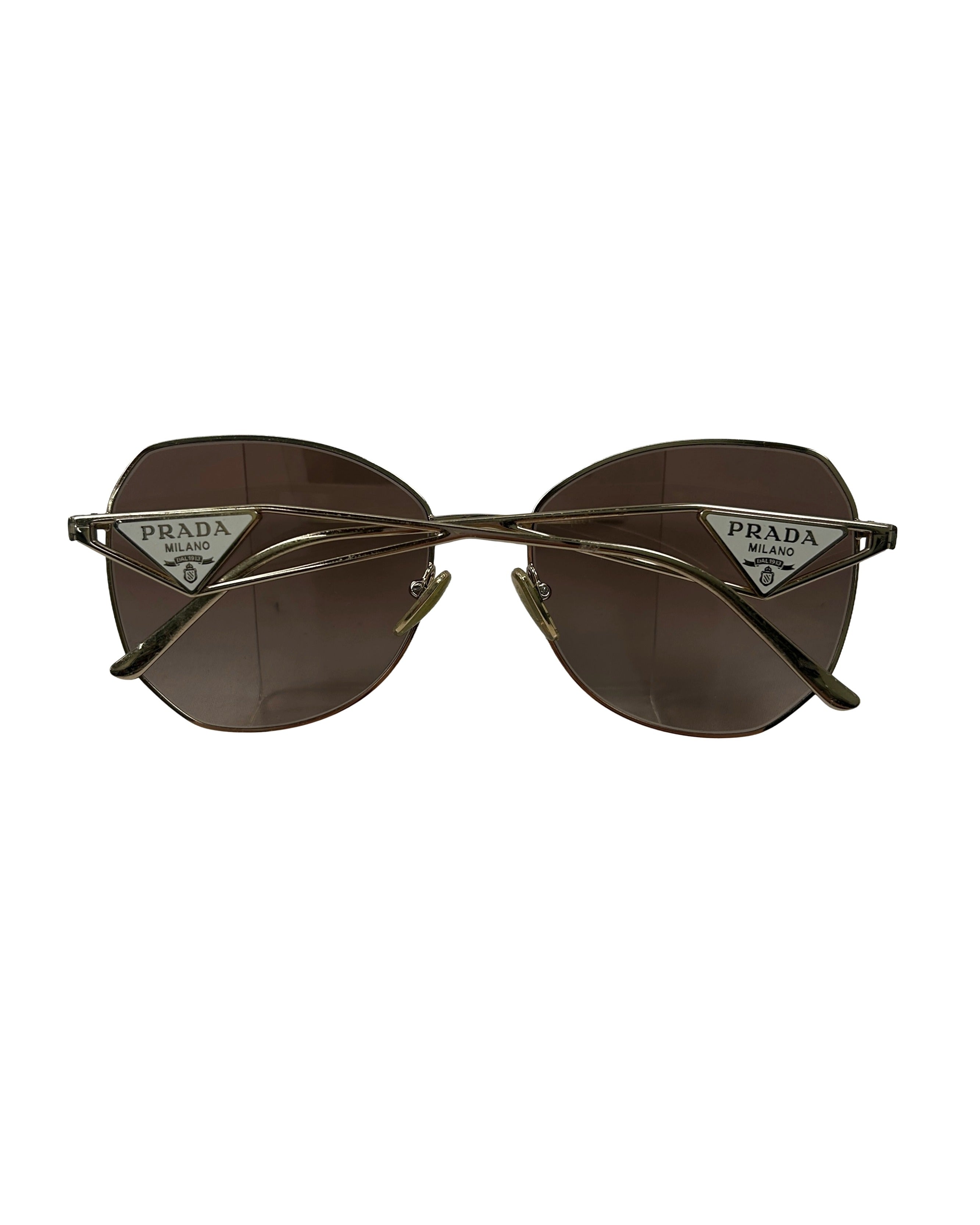 Prada PR 57Y Geometric Sunglasses