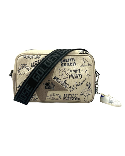 Golden Goose Graffiti-Print Star Bag