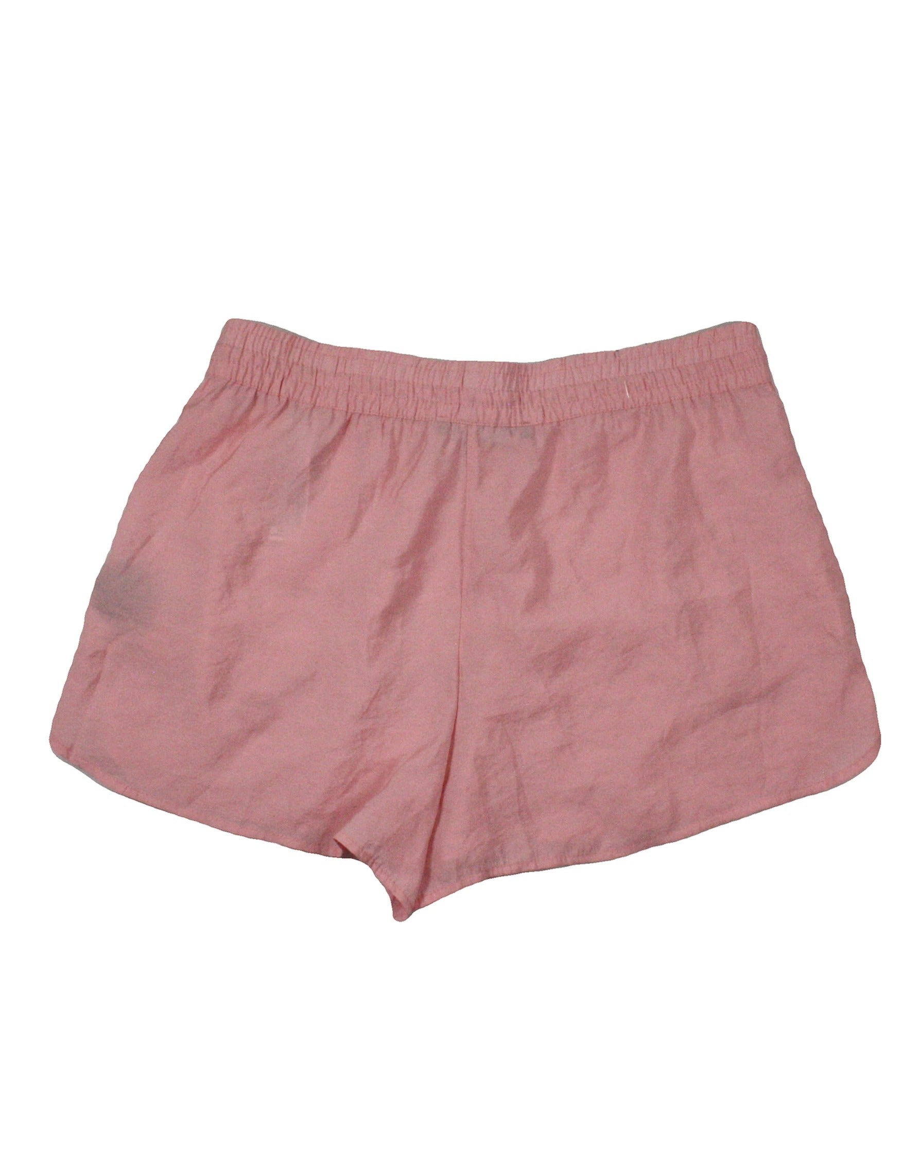 Zara Women's Pink Shorts with Drawstring Waist, Mini Length, Two Pockets – Size W32