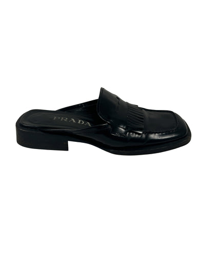 Prada Size 35.5 Vintage Loafer Mules