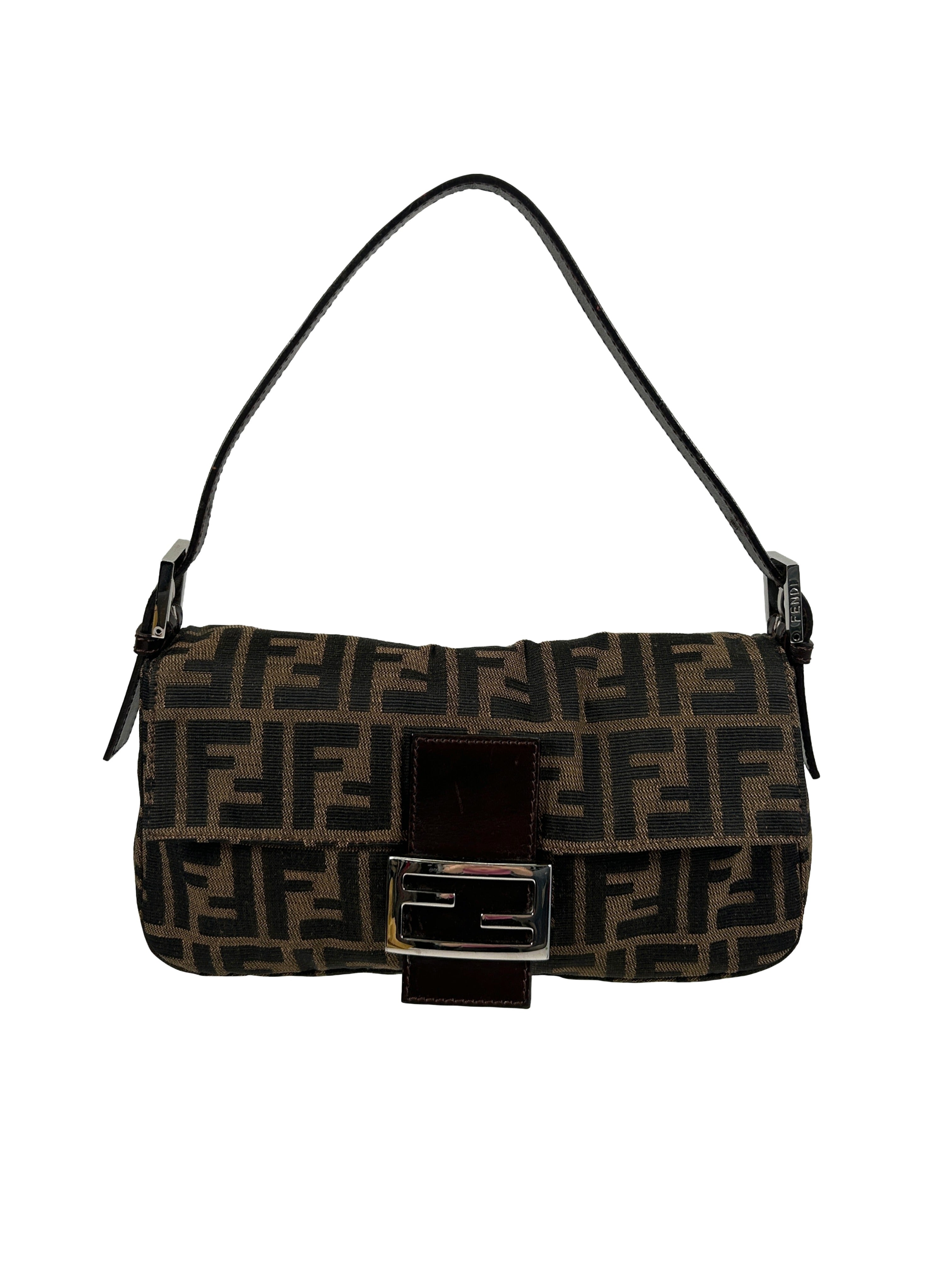 Fendi Vintage Zucca Baguette Bag