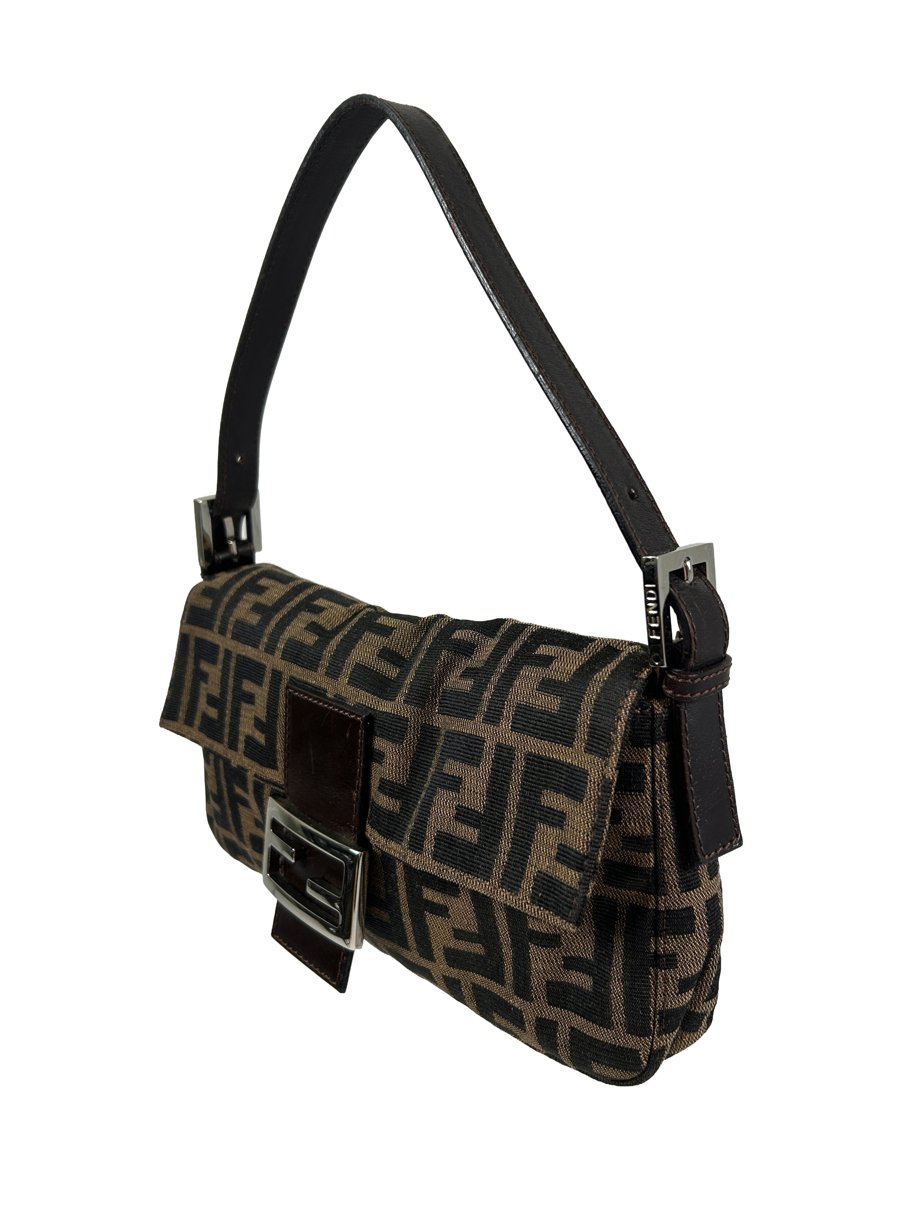 Fendi Vintage Zucca Baguette Bag