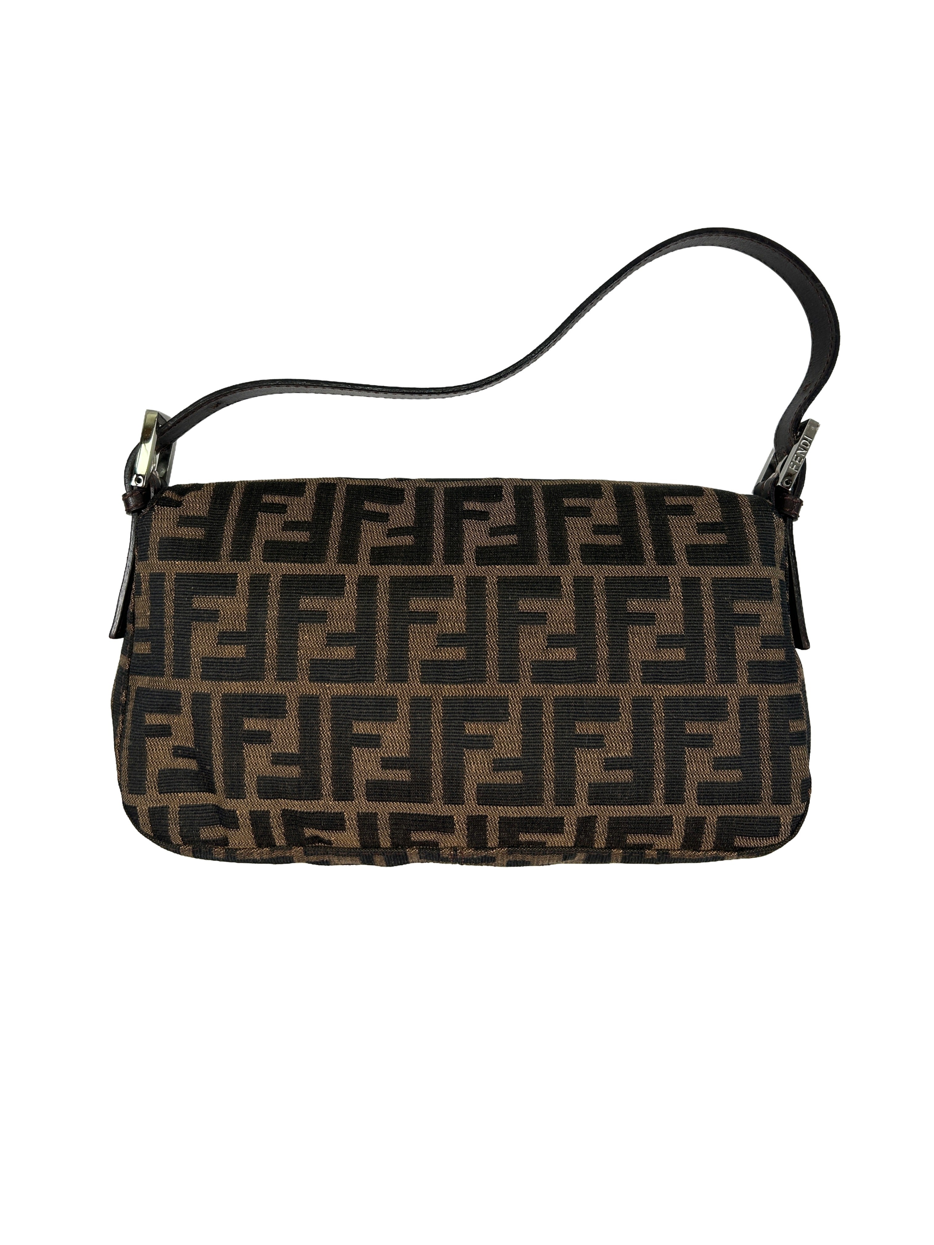 Fendi Vintage Zucca Baguette Bag