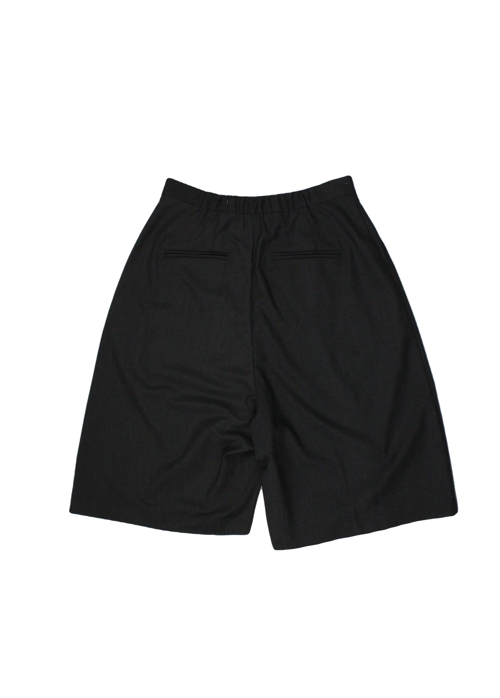 Clothworks Women's Gray Shorts with 4 Pockets, Zip Fly, Pleats – Size W25
