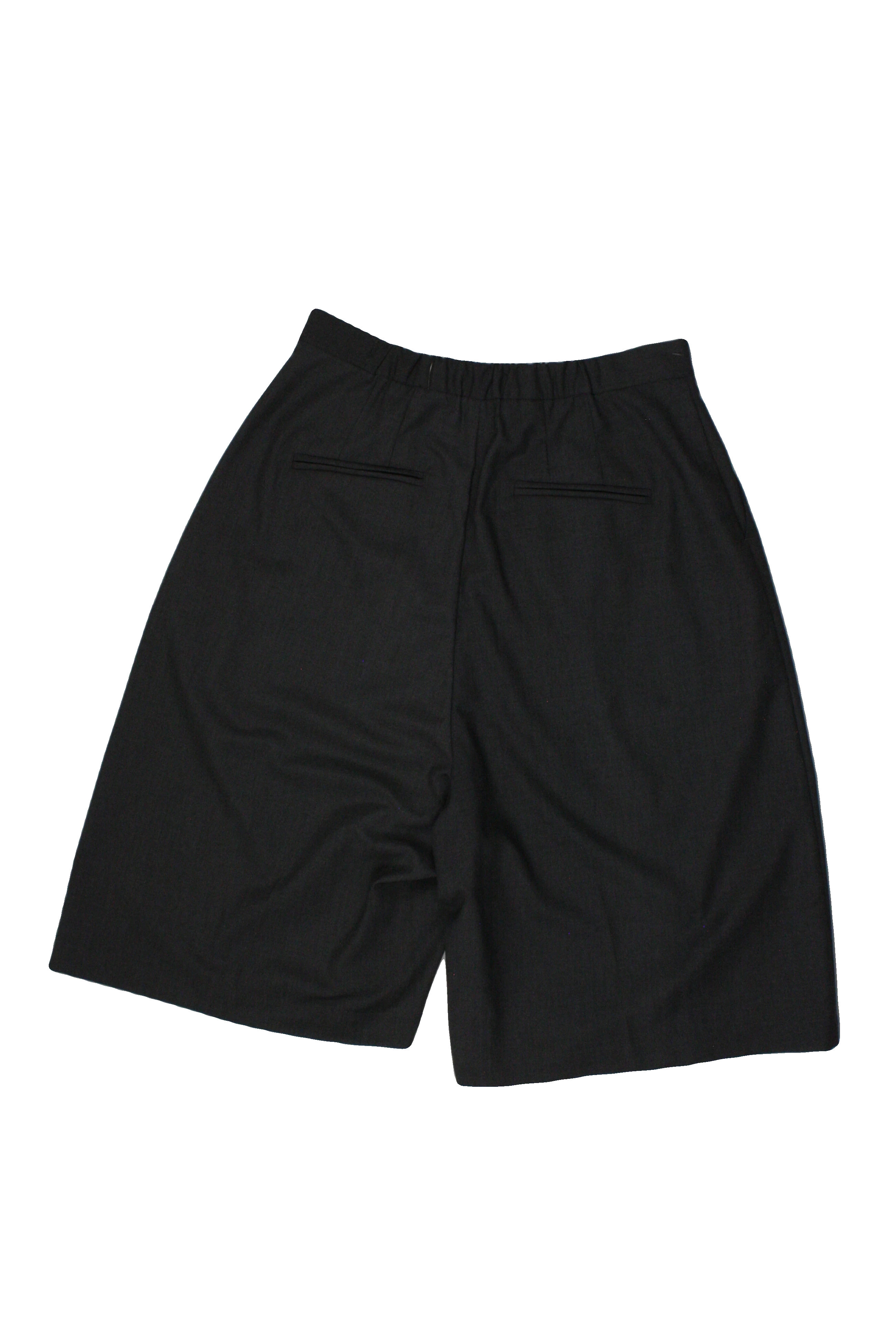 Clothworks Women's Gray Shorts with 4 Pockets, Zip Fly, Pleats – Size W25