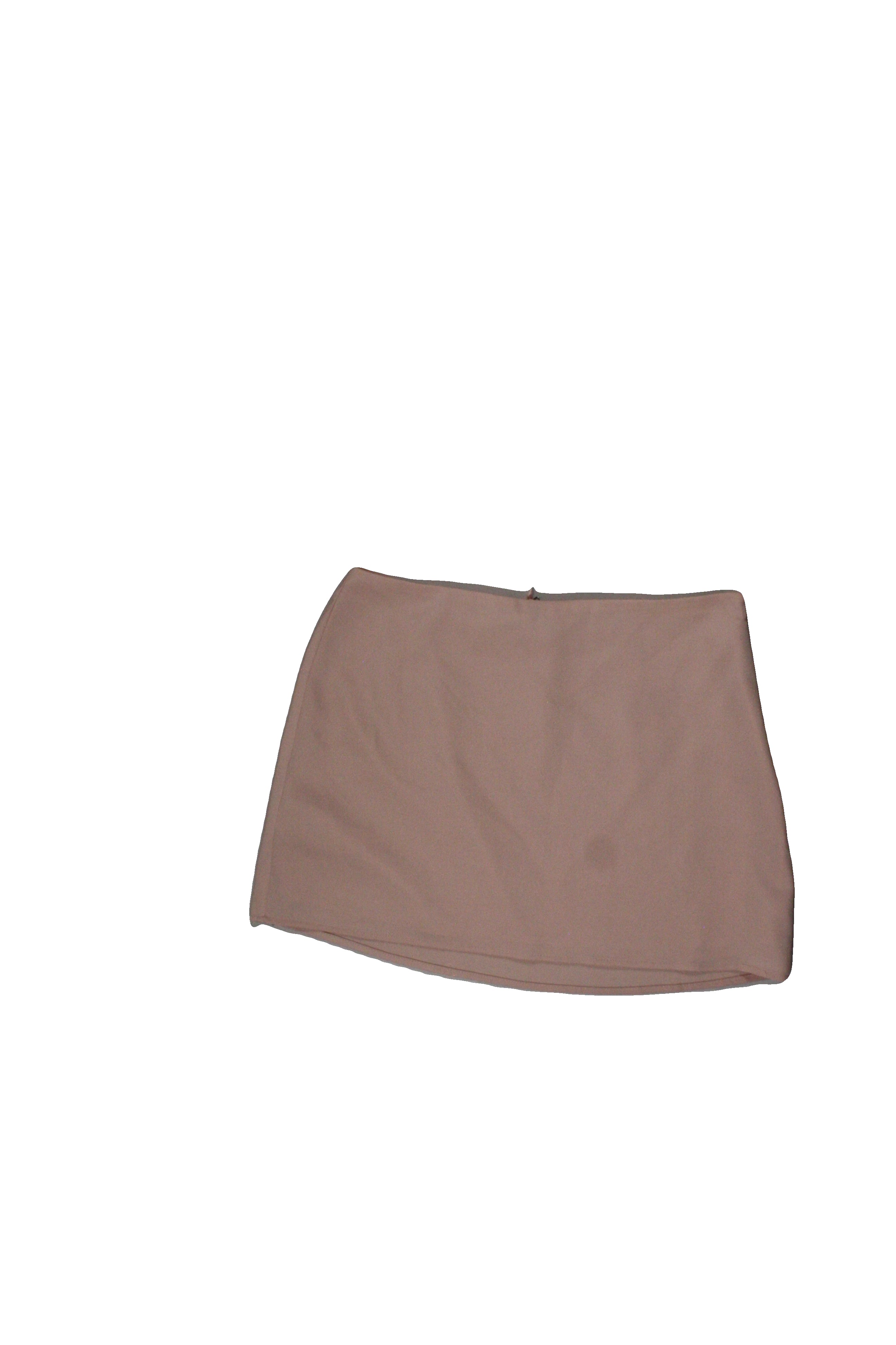 More To Come Women's Pink Skirt with Side Zip, Mini, Sheen – Size W26