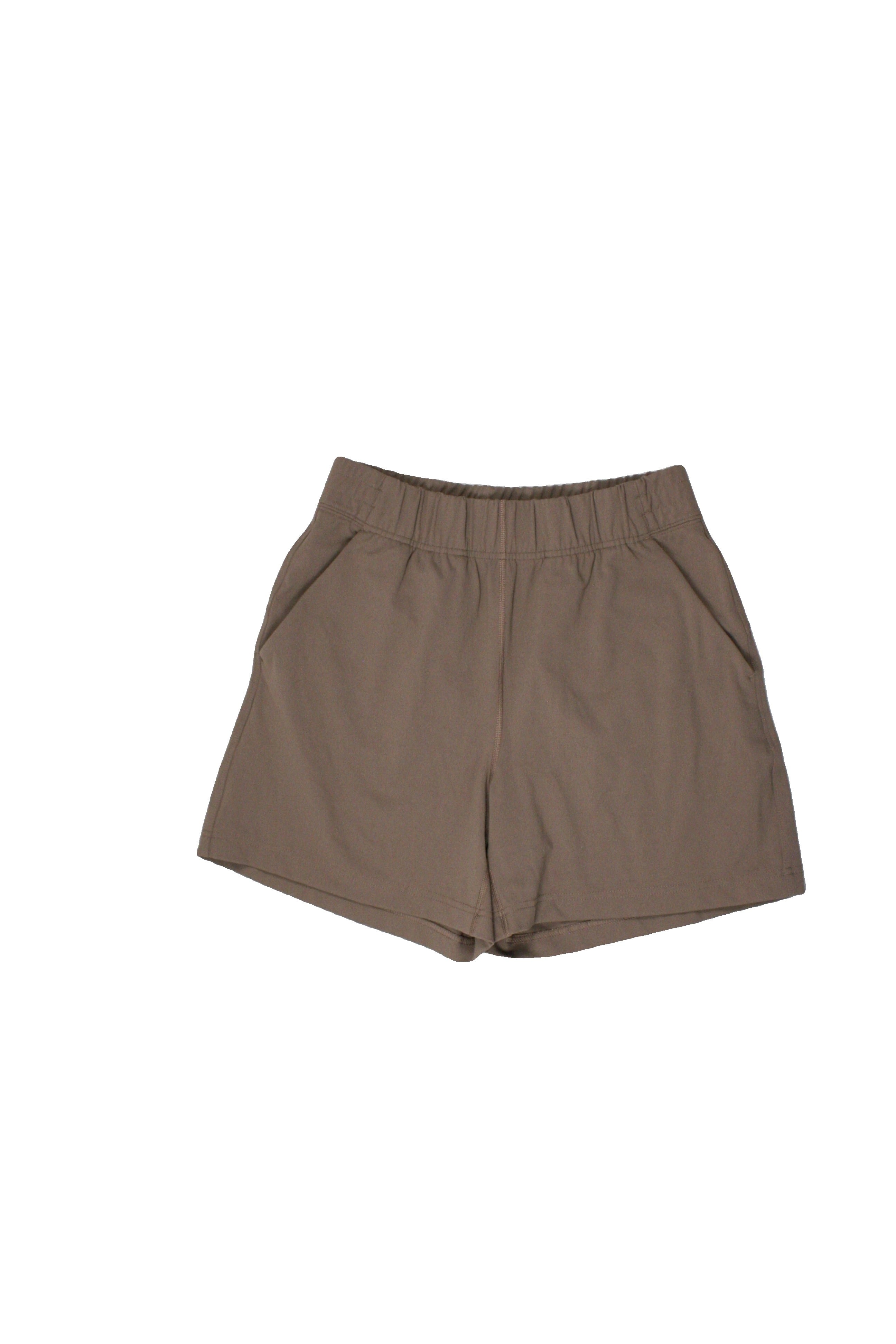 The Group by Babaton Women's Taupe Shorts with 2 Pockets, Stretch Waistband, Mini, Stretch – Size W24