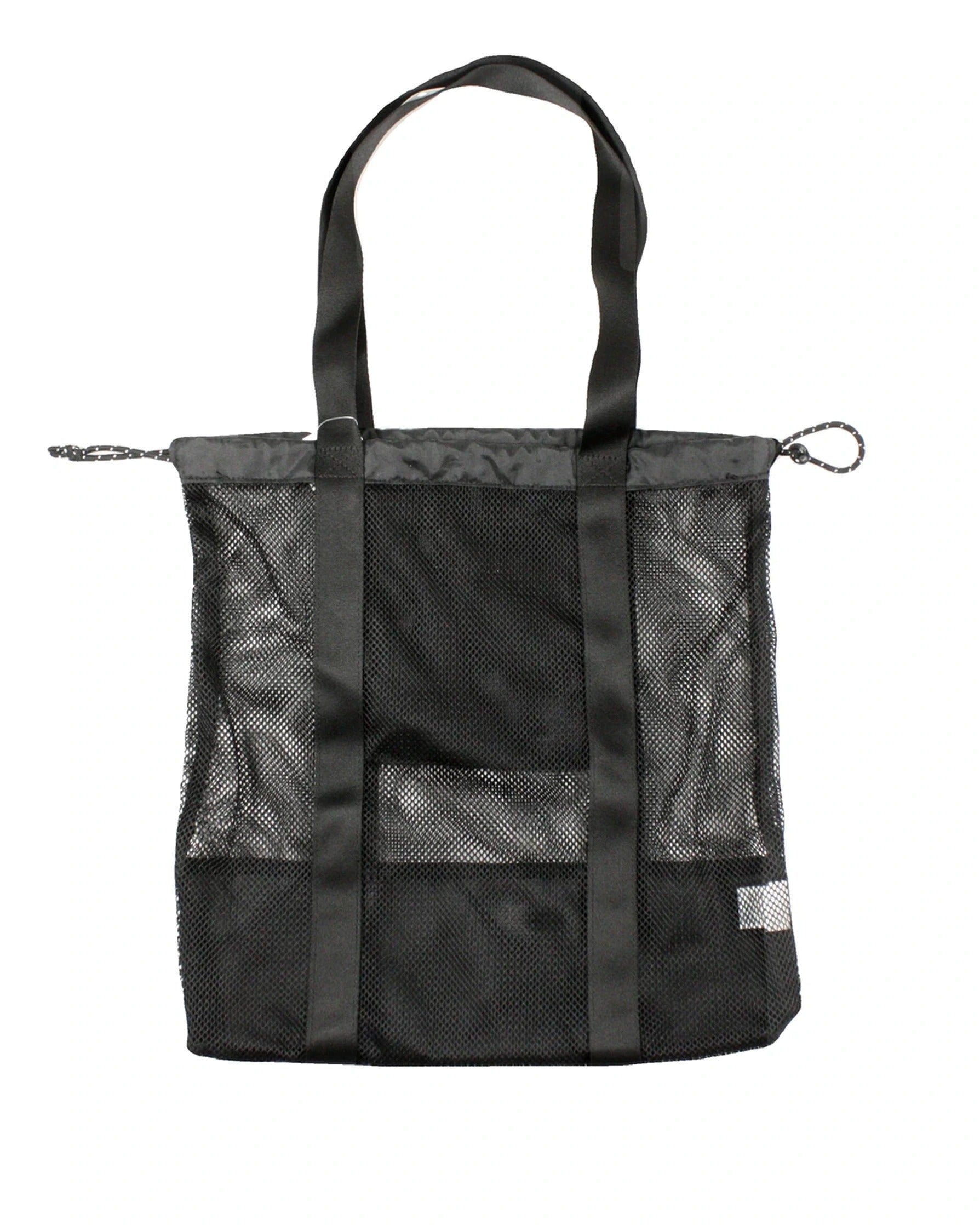 The North Face Black/White Tote Bag with Mesh, Dual Handles, See-Through