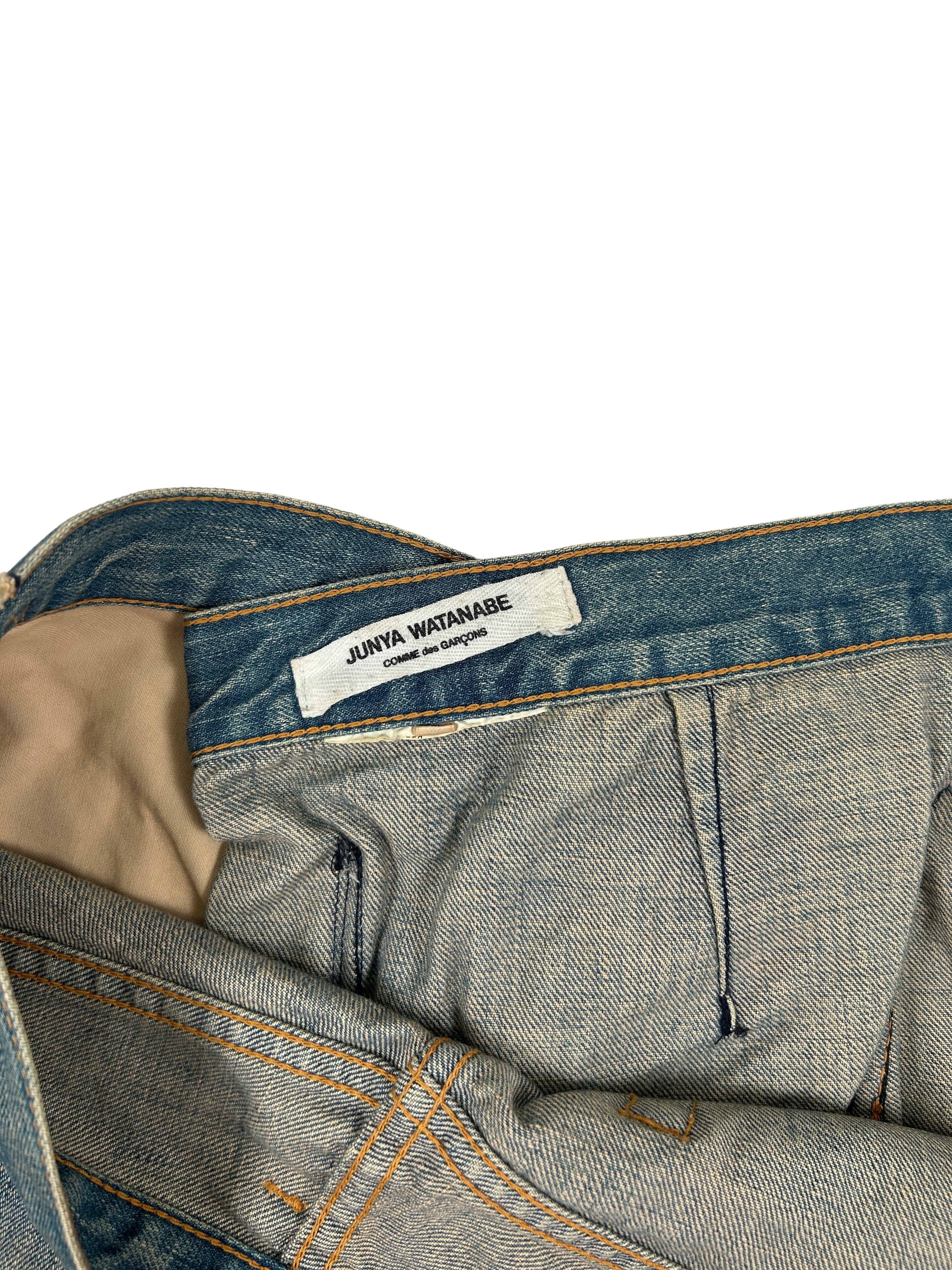 Junya Watanabe Size 26" Reconstructed Denim Skirt