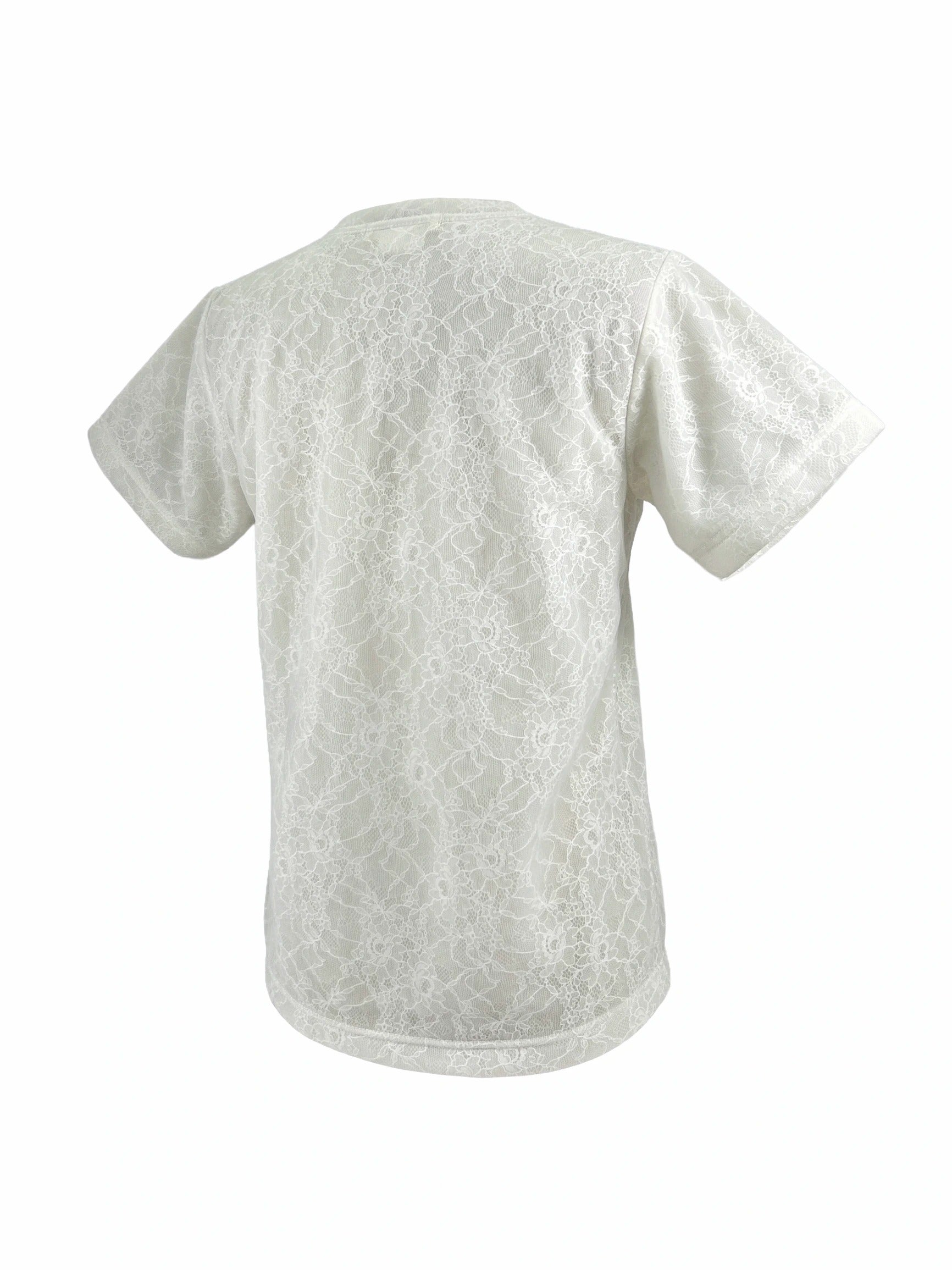 Comme Des Garcons Size M 3-Layer Lace Top