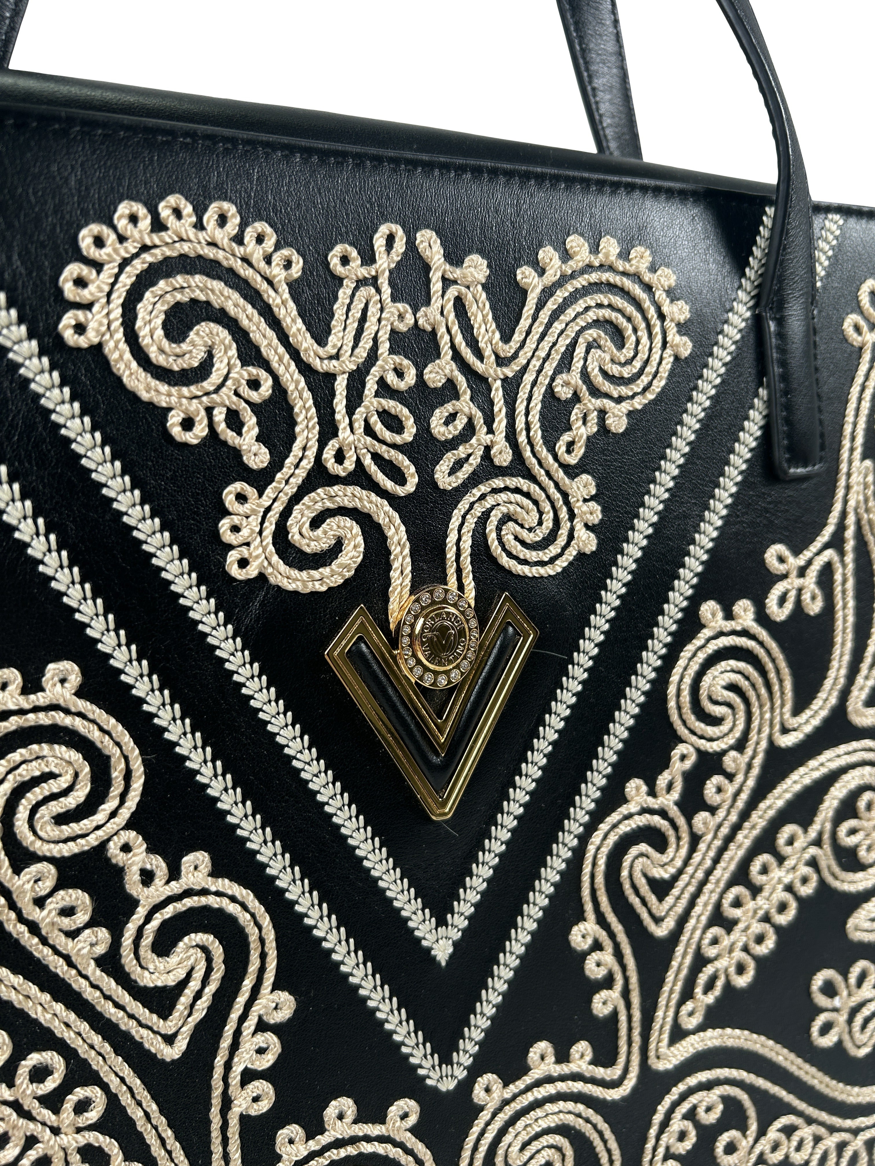Valentino Orlandi Kay Calfskin Shopper Bag