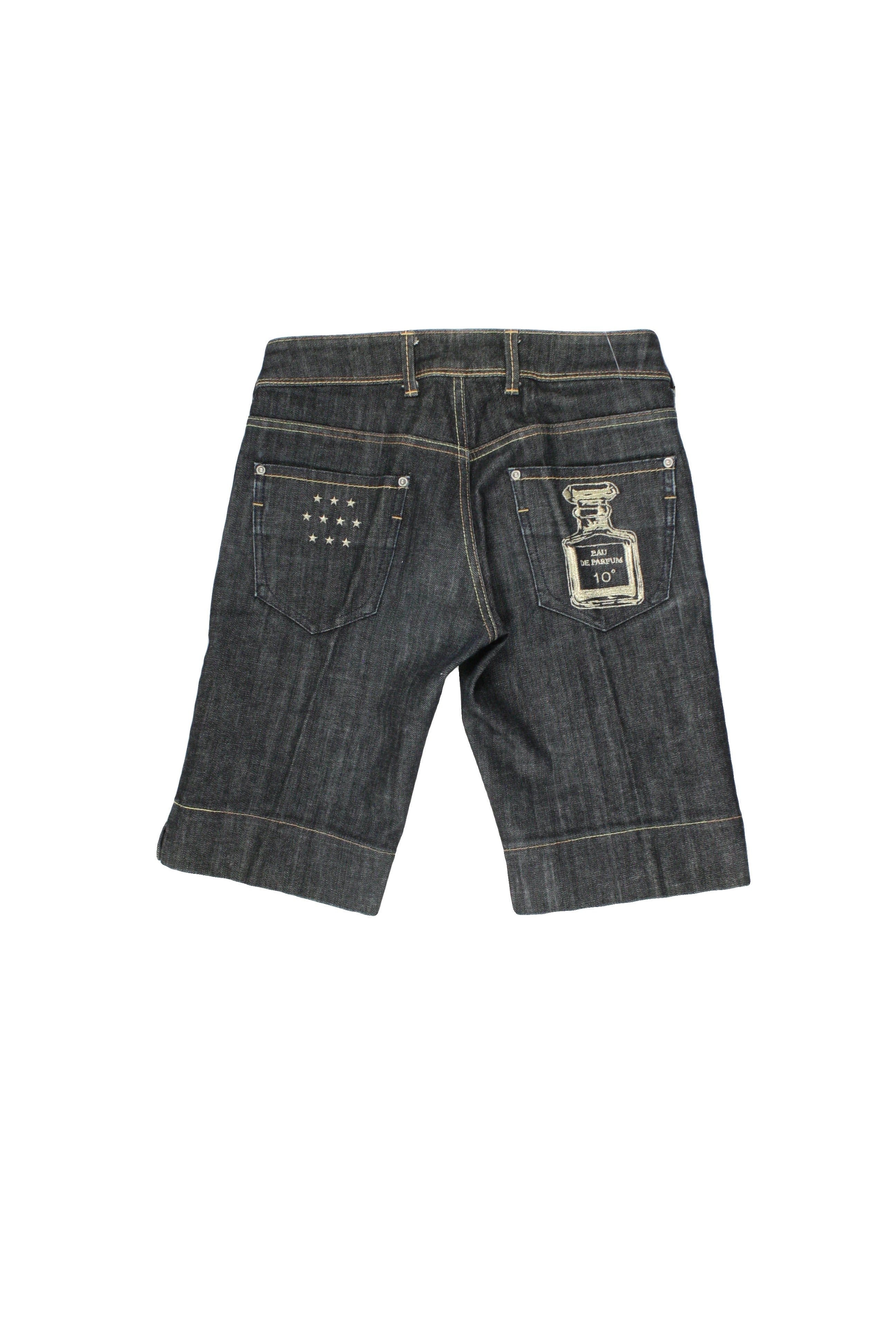 HAK Womnen's Dark Wash Denim Shorts Y2K