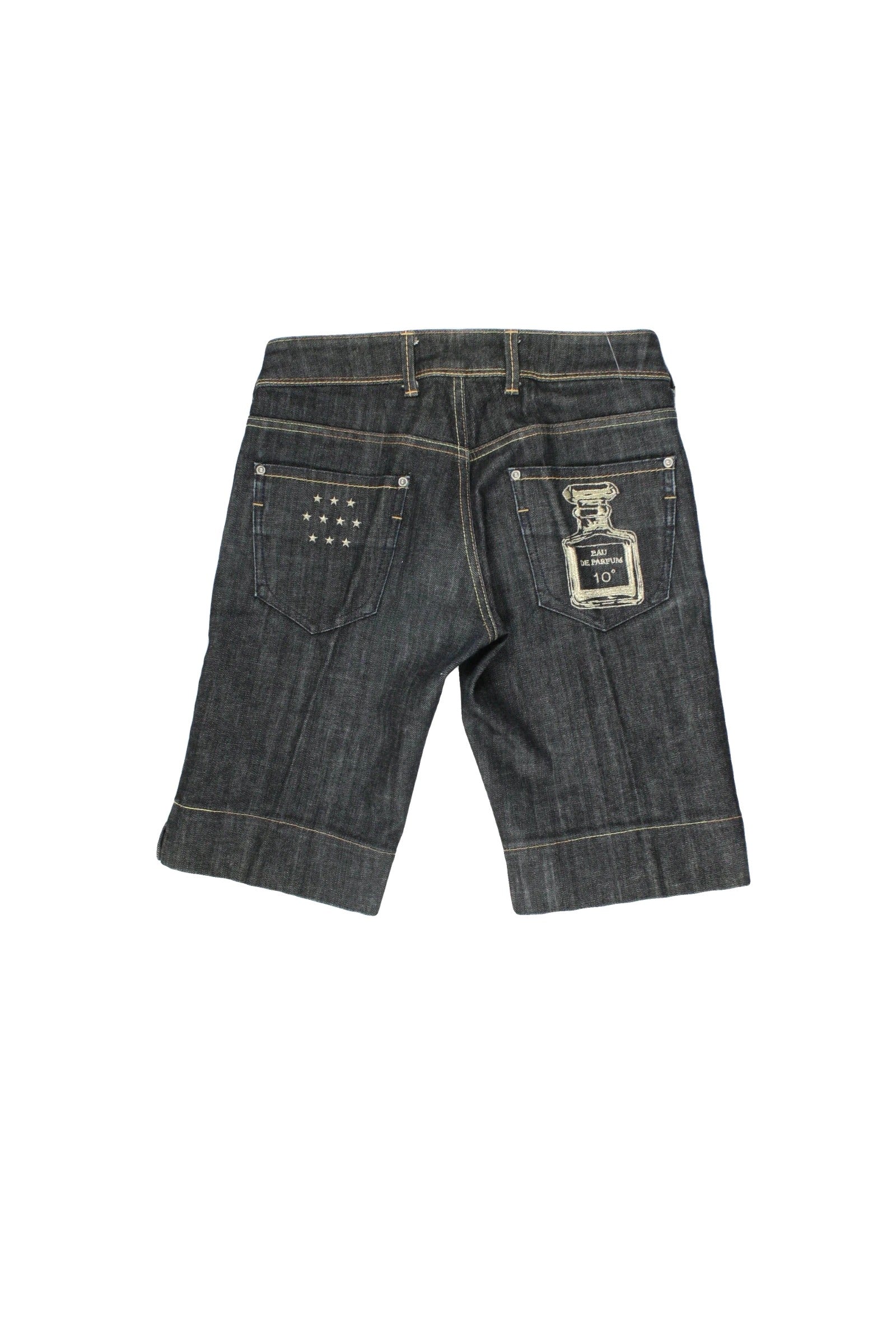 HAK Womnen's Dark Wash Denim Shorts Y2K