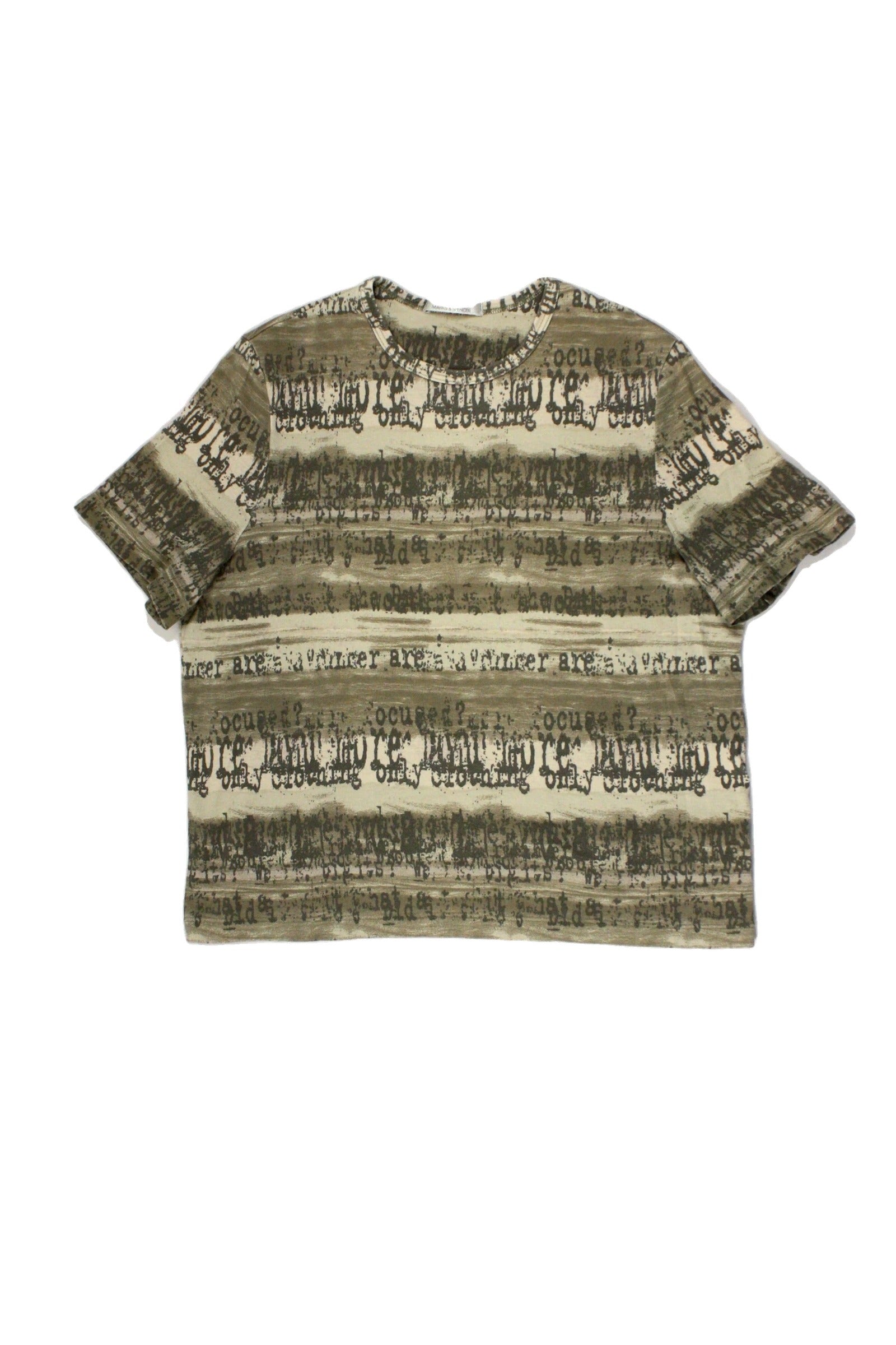 St Michael (Marks&Spencer) Women's Pattern Neutral Tee