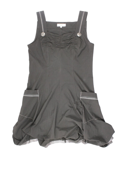 Terra Nostra Women's Black Sleeveless Vintage Dress
