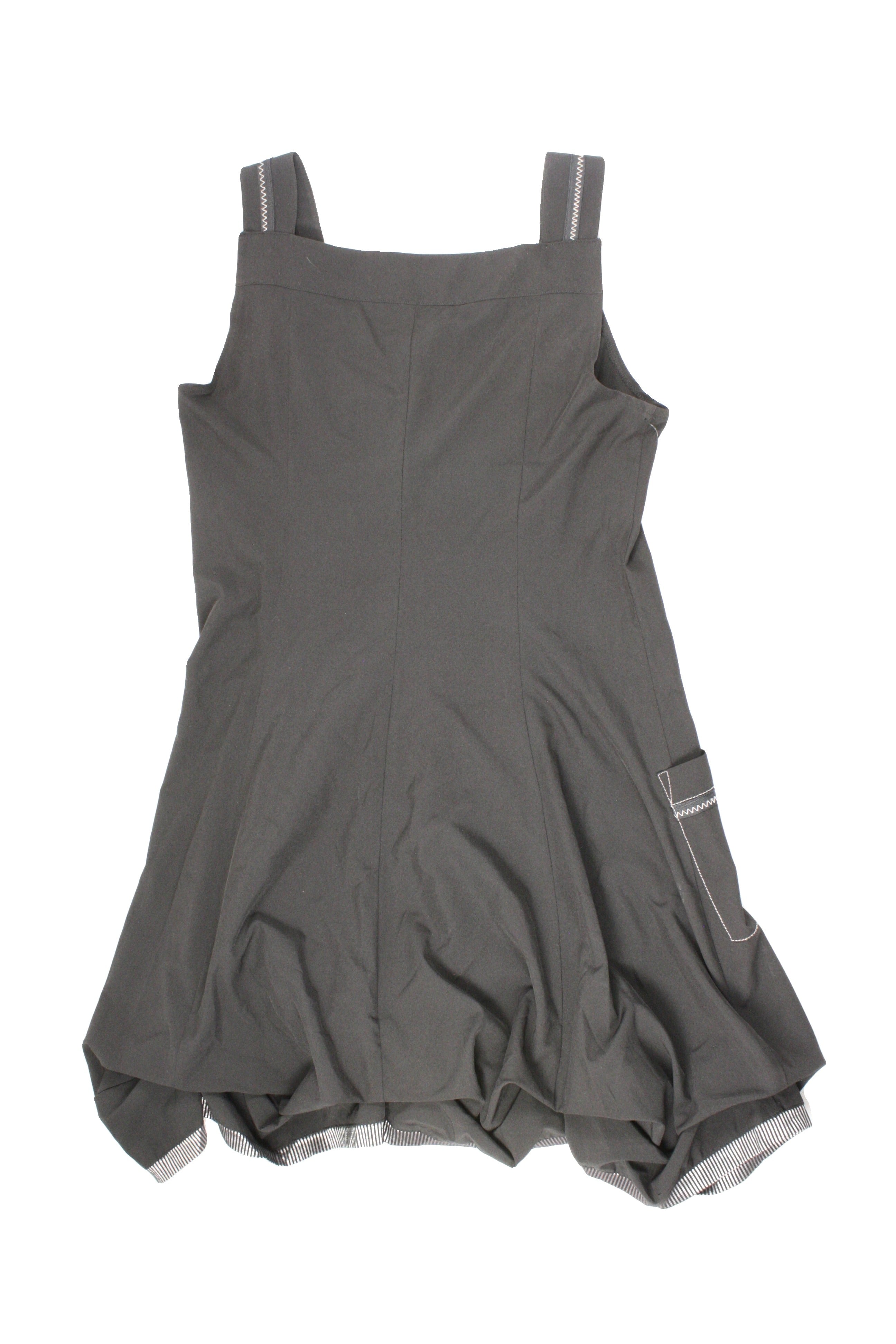 Terra Nostra Women's Black Sleeveless Vintage Dress