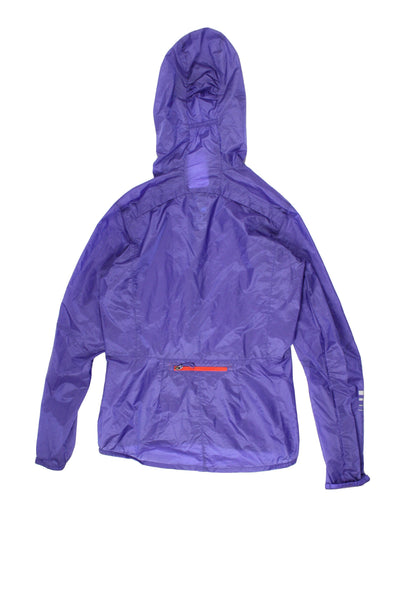 Salomon Women's Purple/Red Jacket with Lightweight, Windbreaker, Perforated
