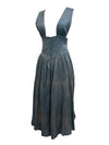 Vanessa Mooney Size M Indigo Silk Venus Dress