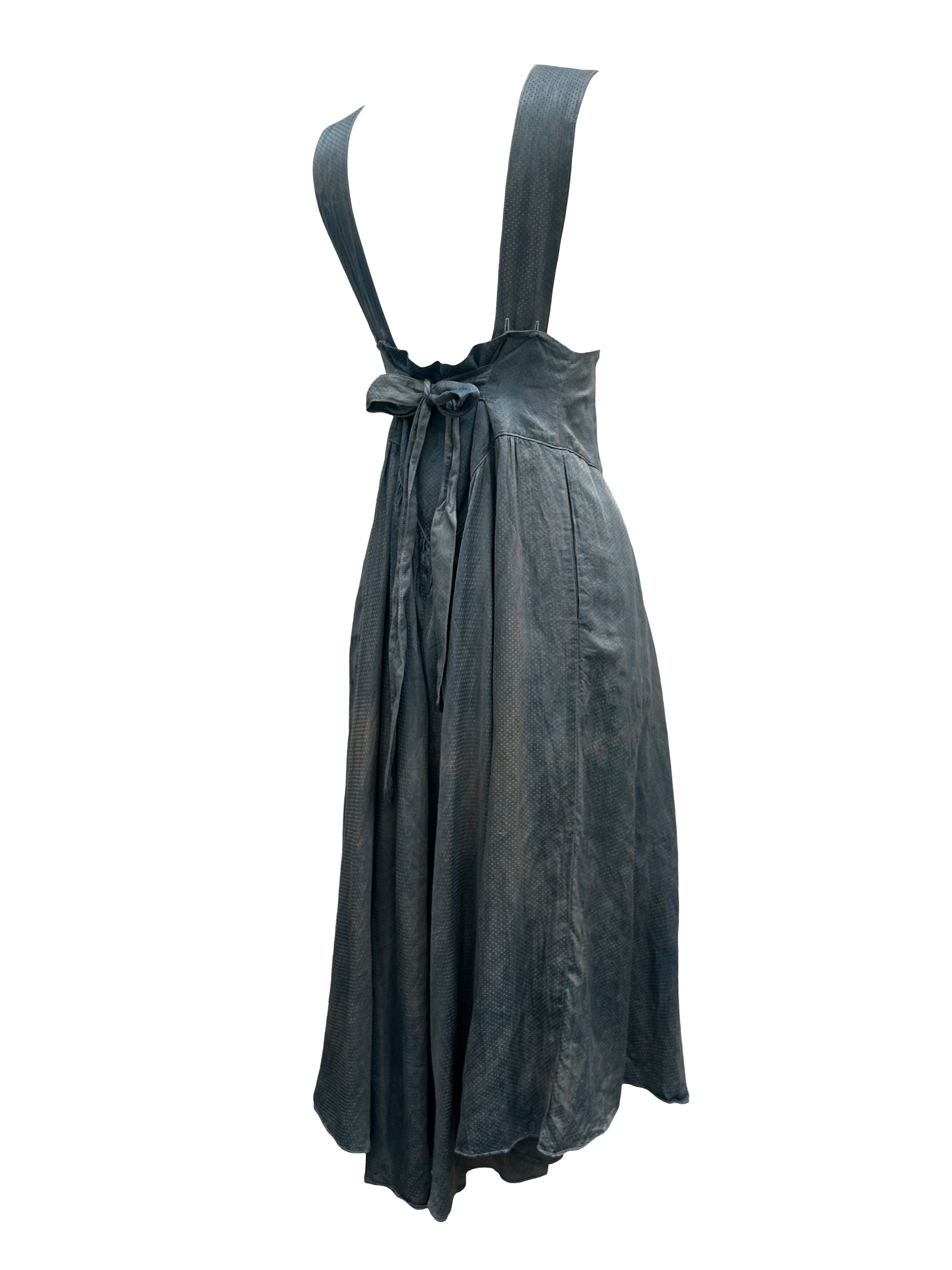 Vanessa Mooney Size M Indigo Silk Venus Dress