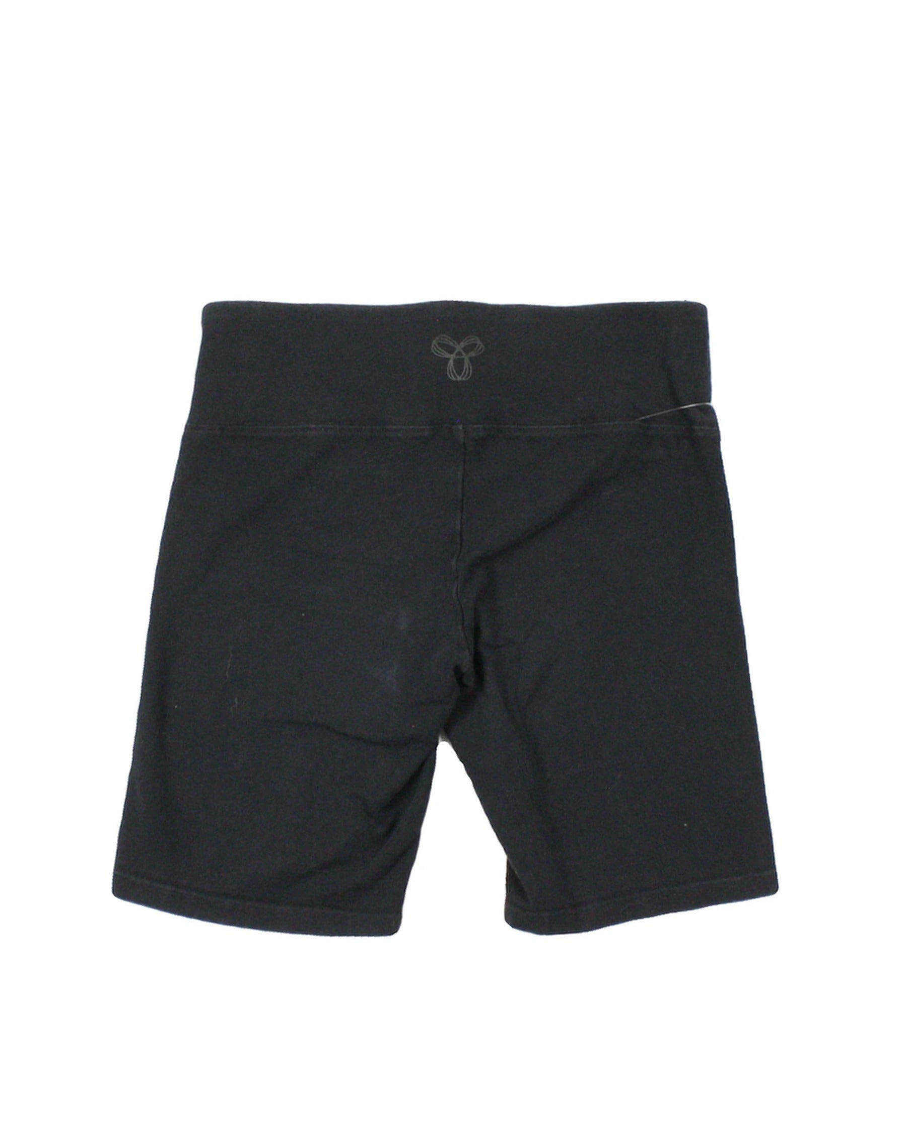 TNA Women's Black Shorts with Stretch, Mini Length, Back Logo – Size W26 | As-Is