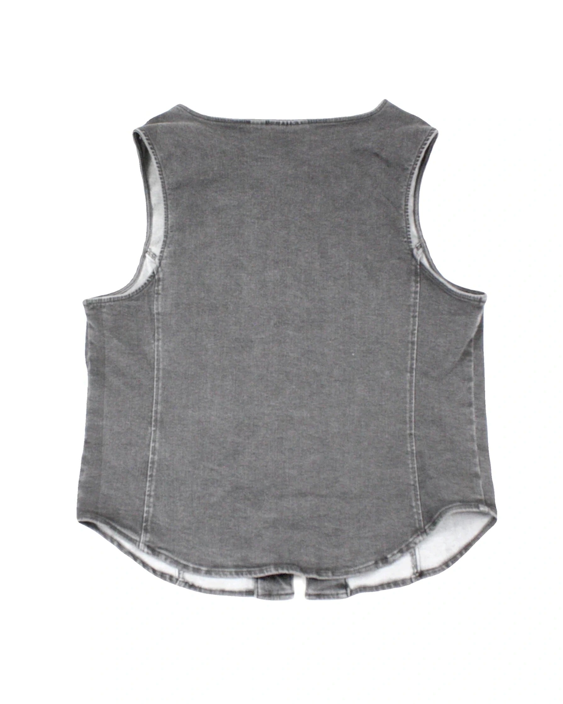 Harley-Davidson Women's Black Vest with Paneled Construction, Clasp Closure, Bottom Patch – Size XL | New with Tags