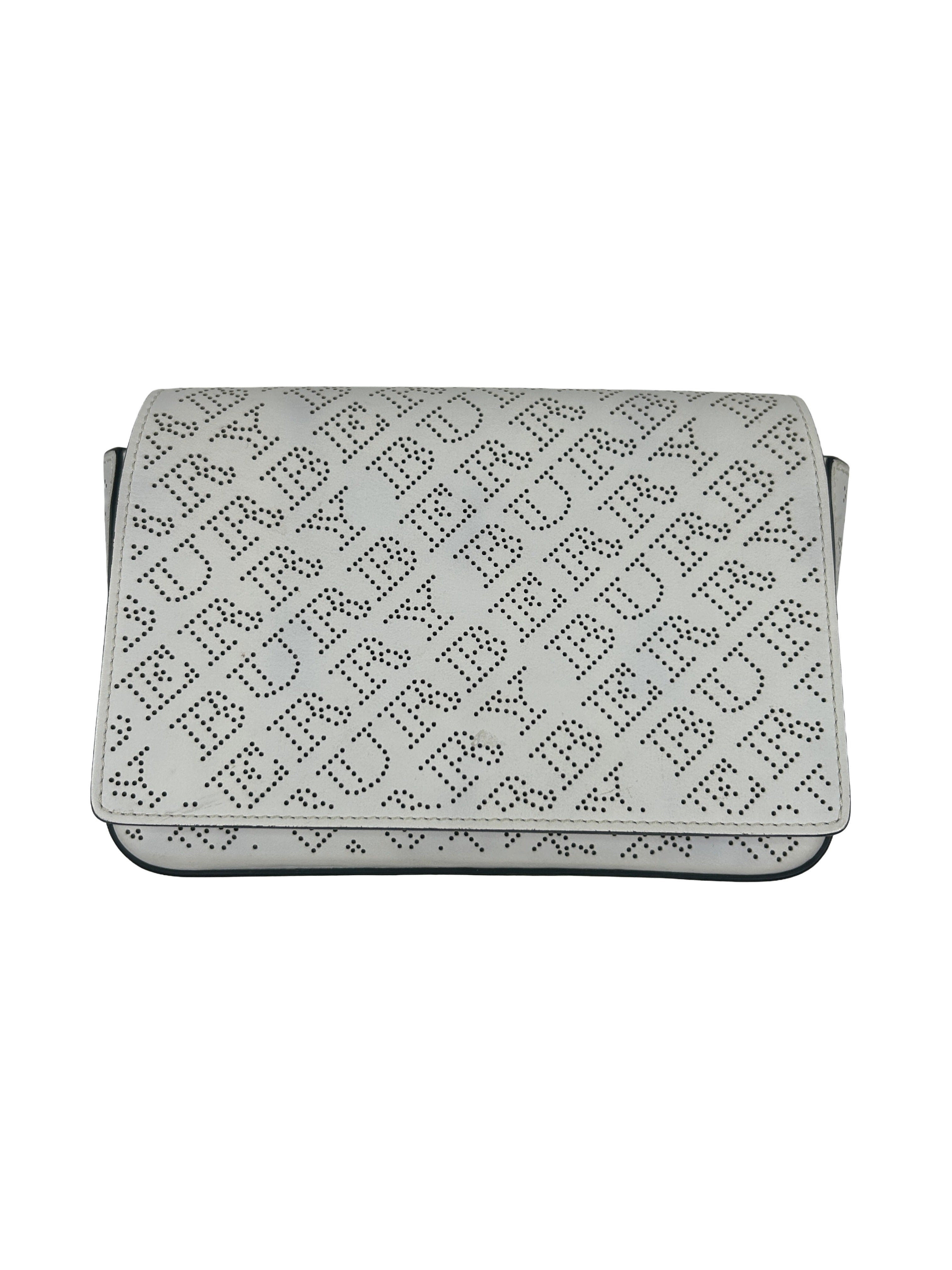 Burberry Perforated Leather Hampshire Crossbody Bag