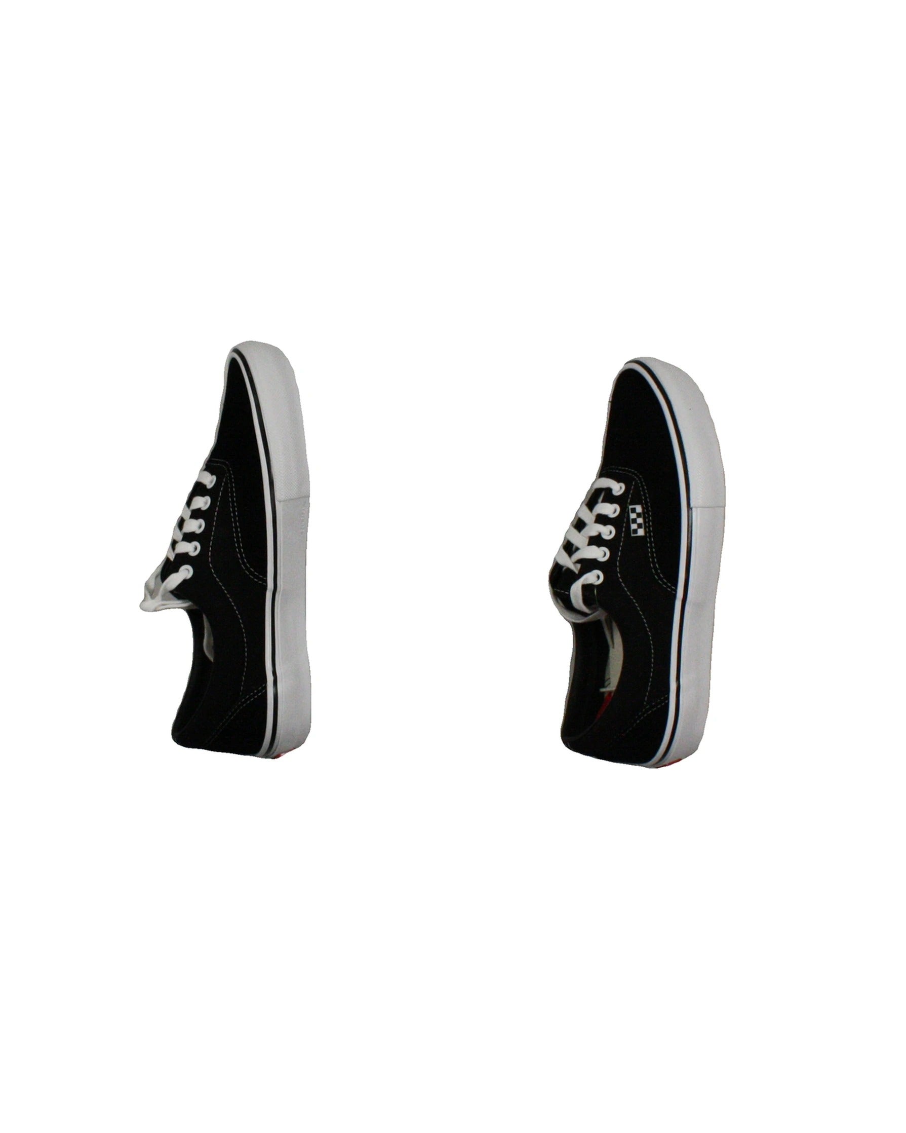 Vans Men's Black/White Lace-Up Closure Checkered Interior Sneakers – Size 9
