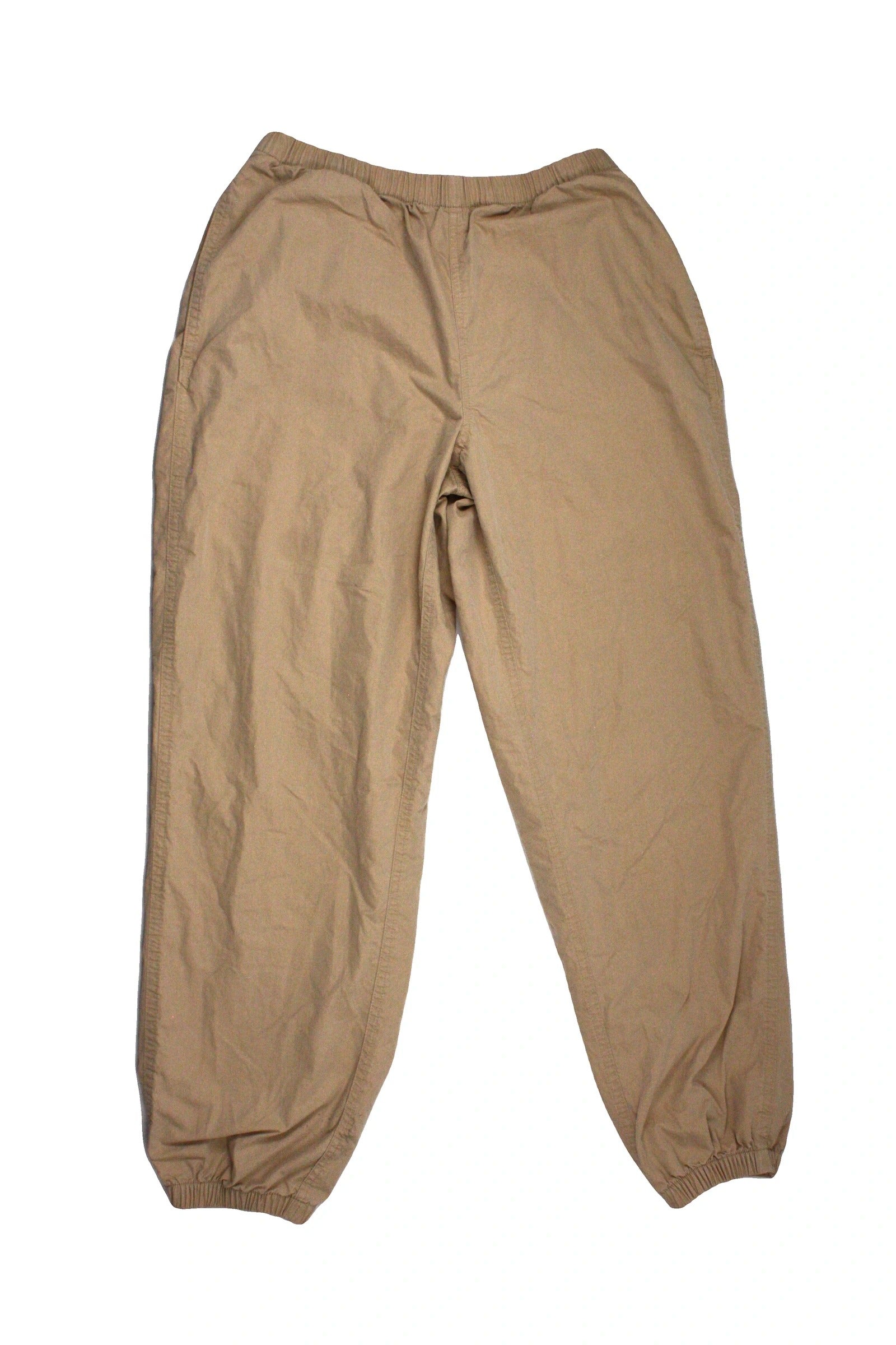 TNA Women's Tan High Rise Wide Leg Elastic Cuffs Pants – AS IS, Waist 26