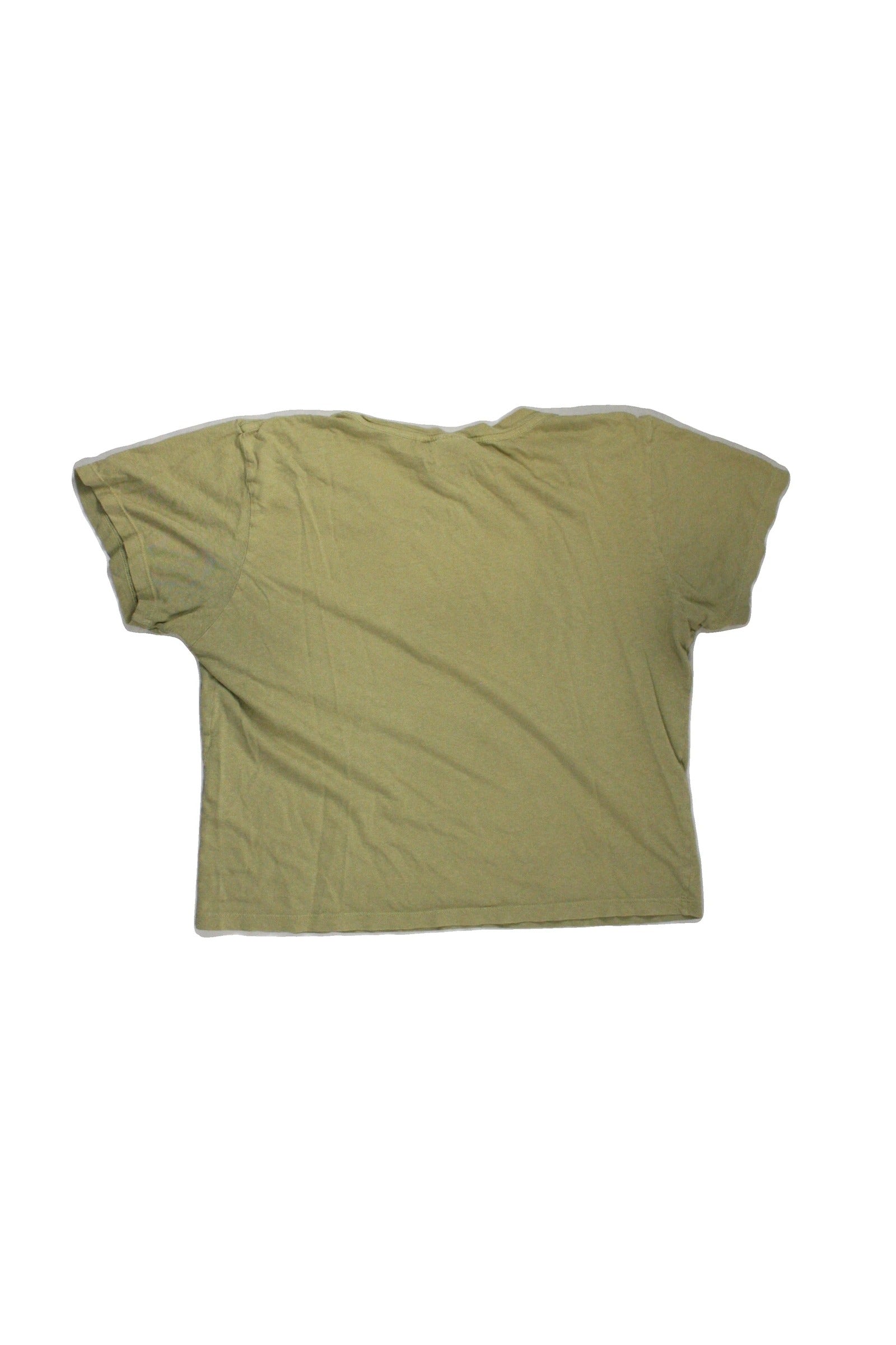 Jungmaven Women's Light Green Crew Neckline Short Sleeve Top – AS IS, Size M