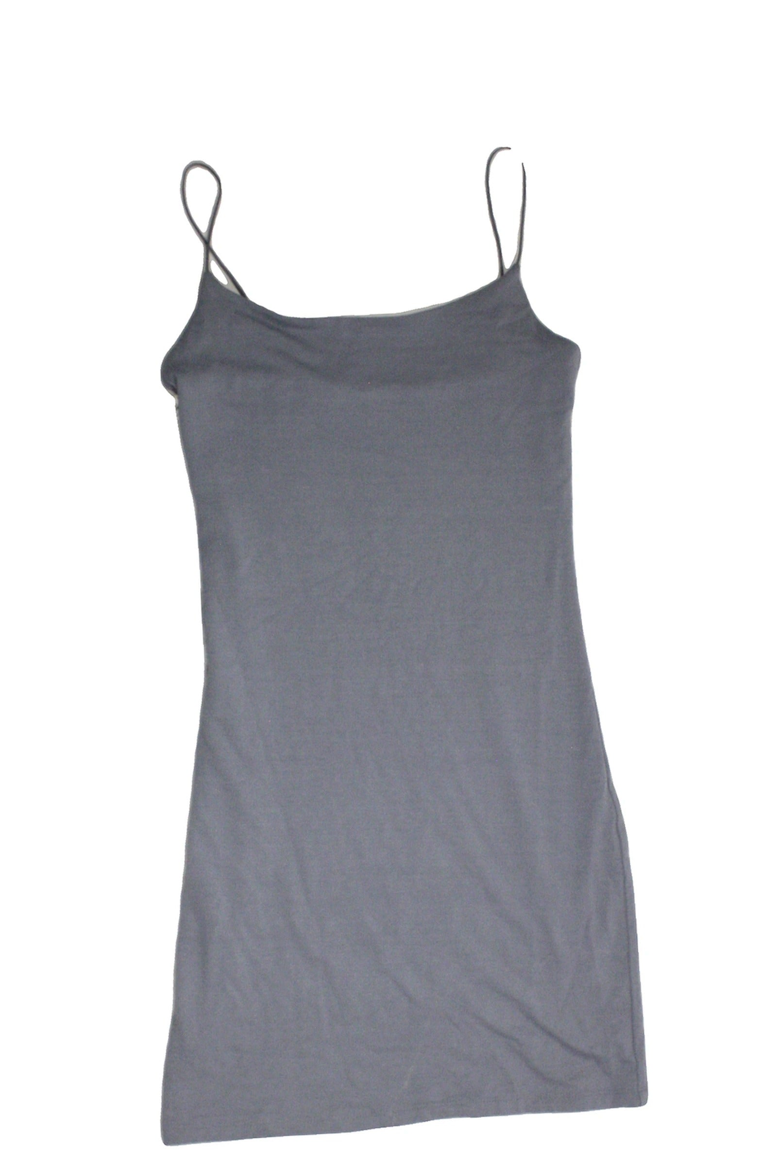 Wilfred Free Women's Blue Mini Length Bodycon Fit Stretch Fabric Spaghetti Strap Dress – New, Size XS