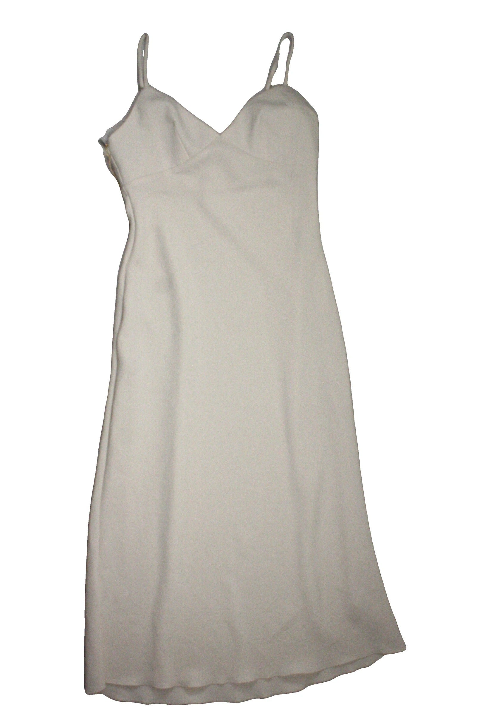 Wilfred Women's Cream V-Neckline Maxi Length Spaghetti Straps Sleeveless Dress – New, Size 2