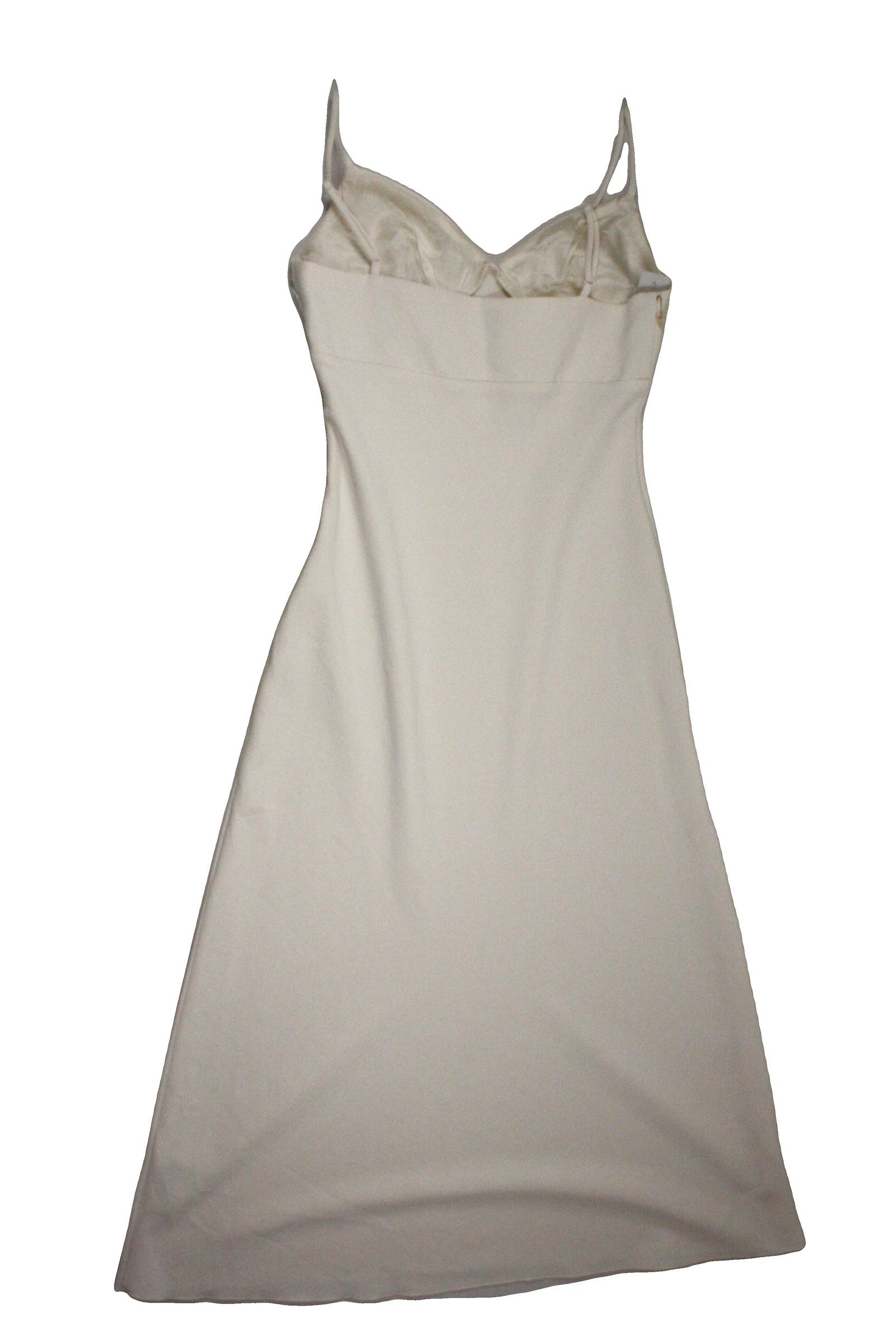 Wilfred Women's Cream V-Neckline Maxi Length Spaghetti Straps Sleeveless Dress – New, Size 2
